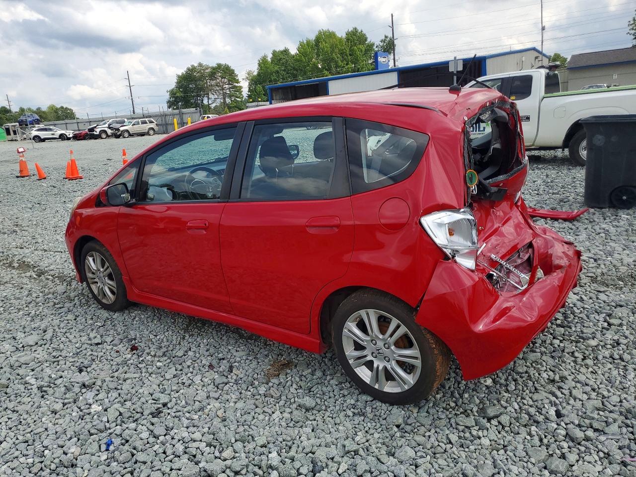 2010 Honda Fit Sport Красный vin: JHMGE8H49AC040730