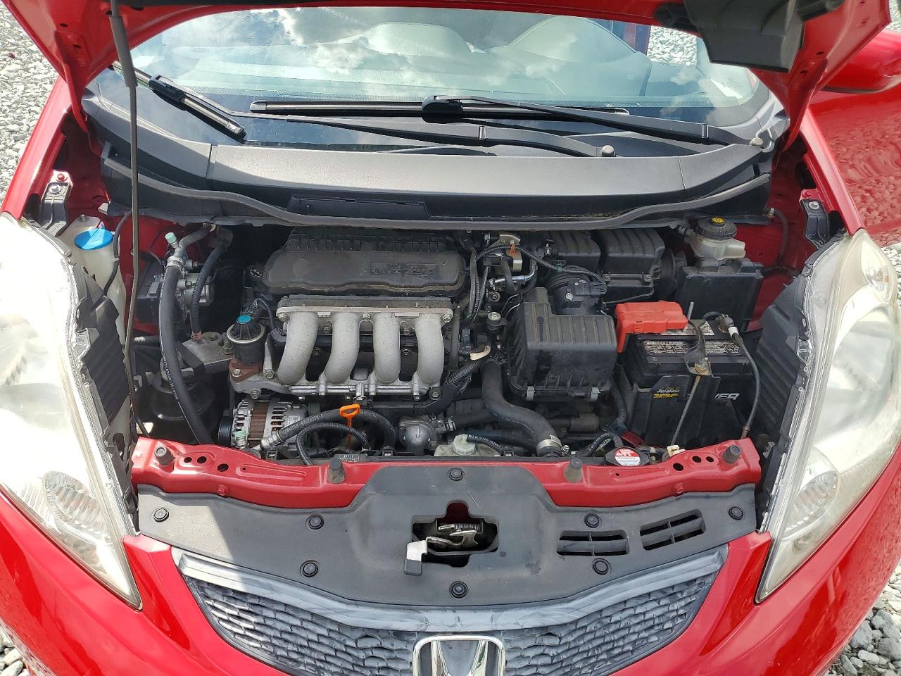 2010 Honda Fit Sport Красный vin: JHMGE8H49AC040730
