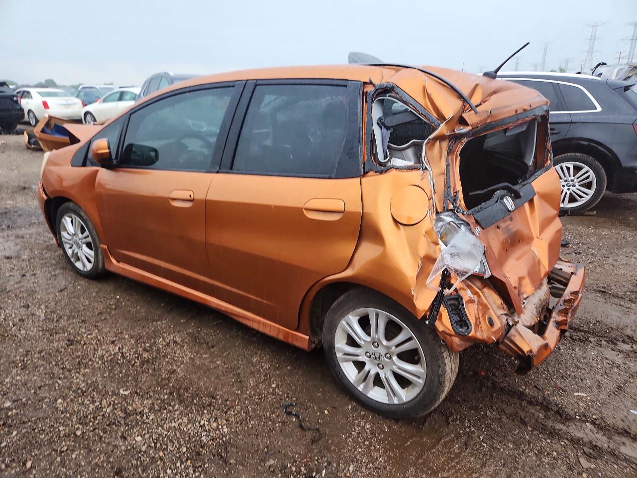 2010 Honda Fit Sport Orange vin: JHMGE8H49AS006308