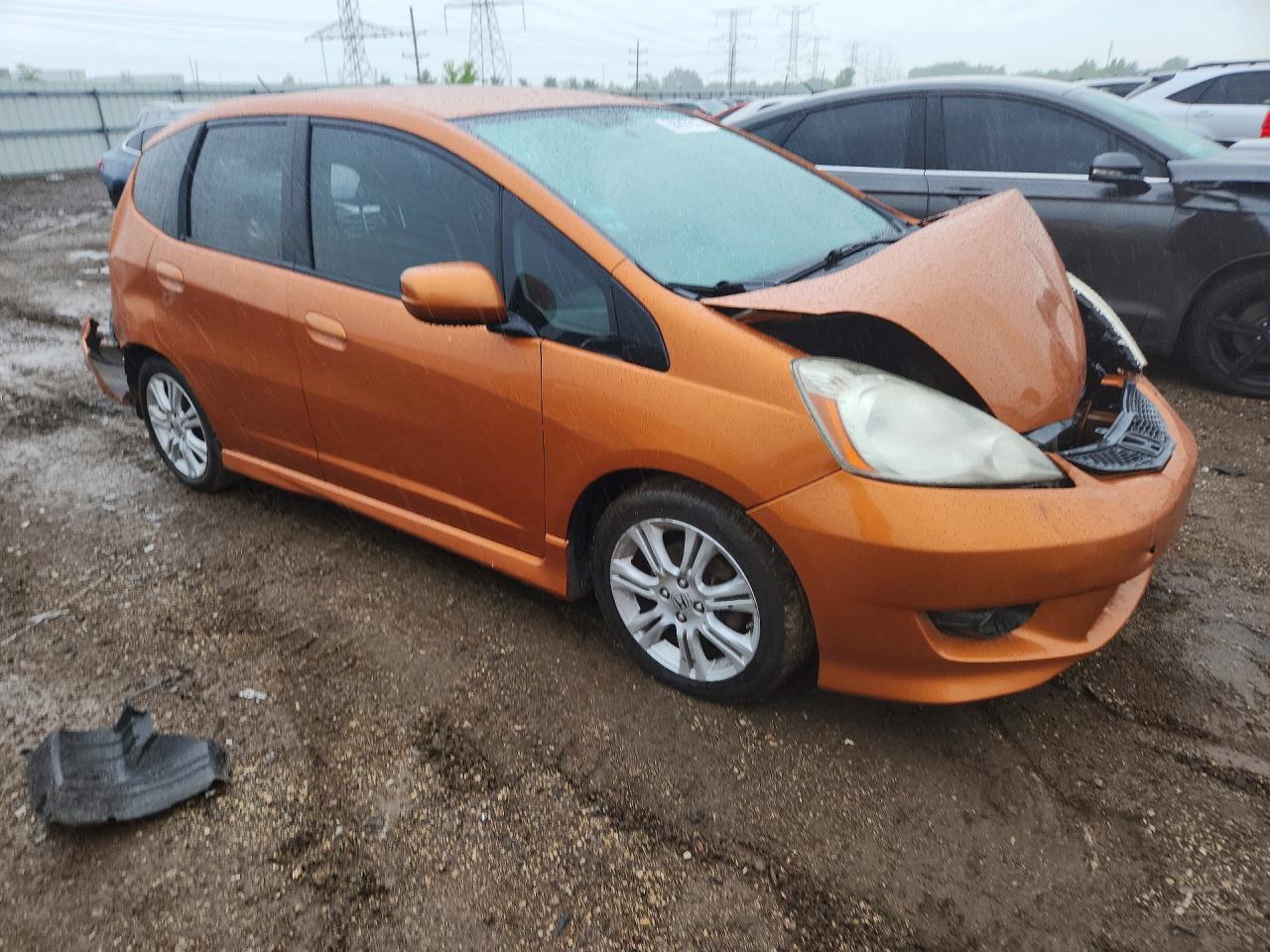 2010 Honda Fit Sport Orange vin: JHMGE8H49AS006308