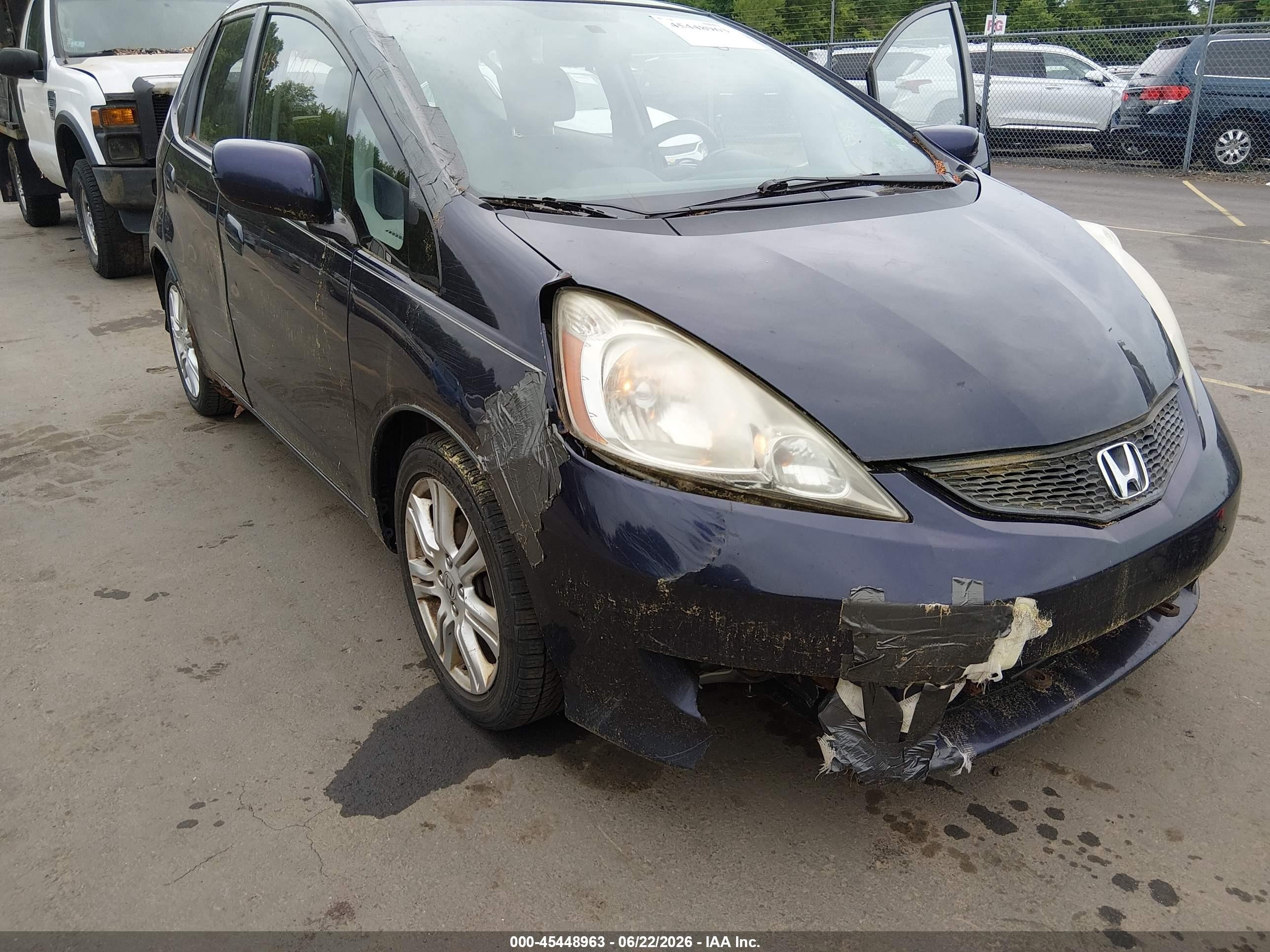 2010 Honda Fit Sport Dark Blue vin: JHMGE8H4XAC009180