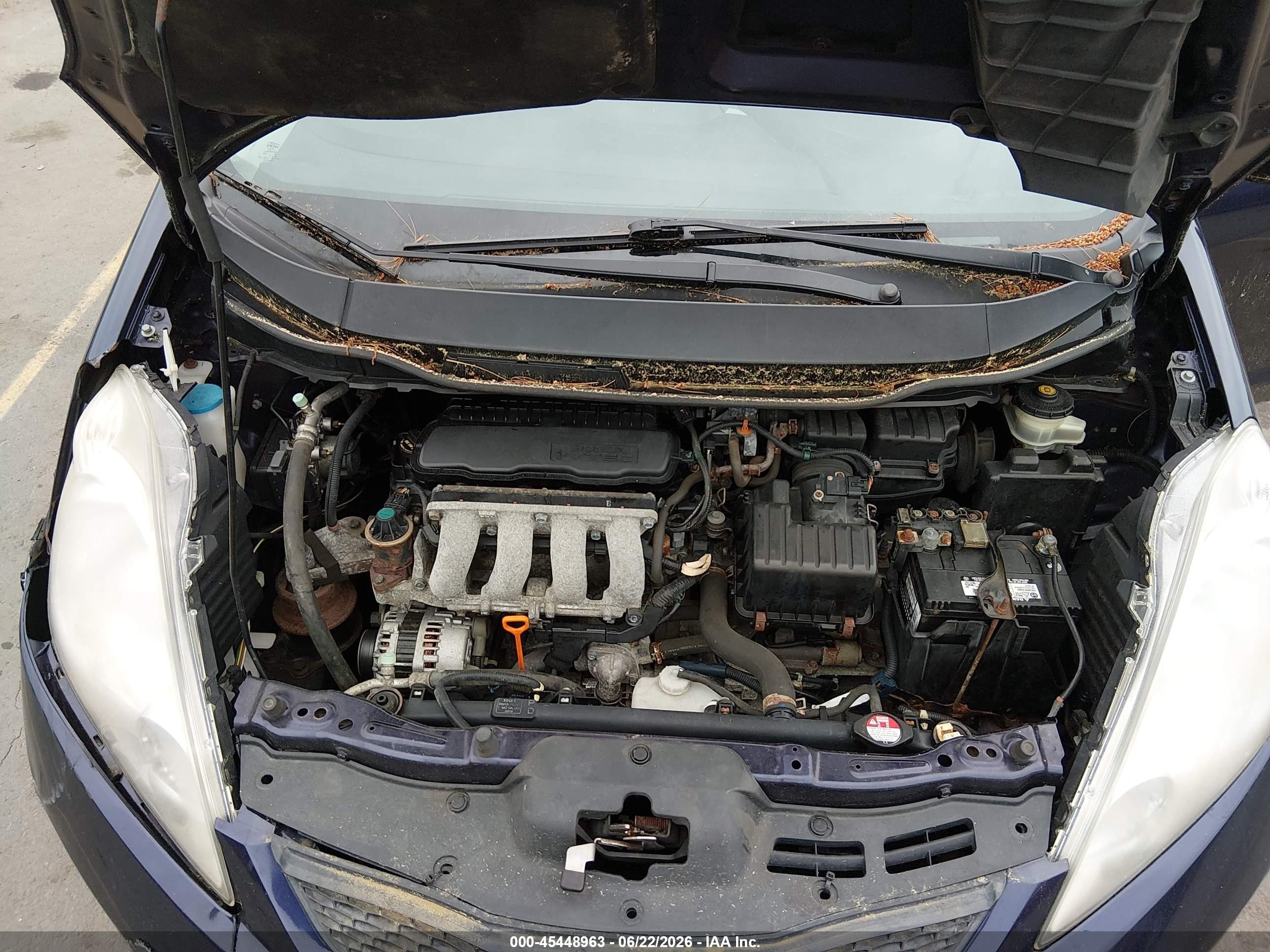2010 Honda Fit Sport Dark Blue vin: JHMGE8H4XAC009180