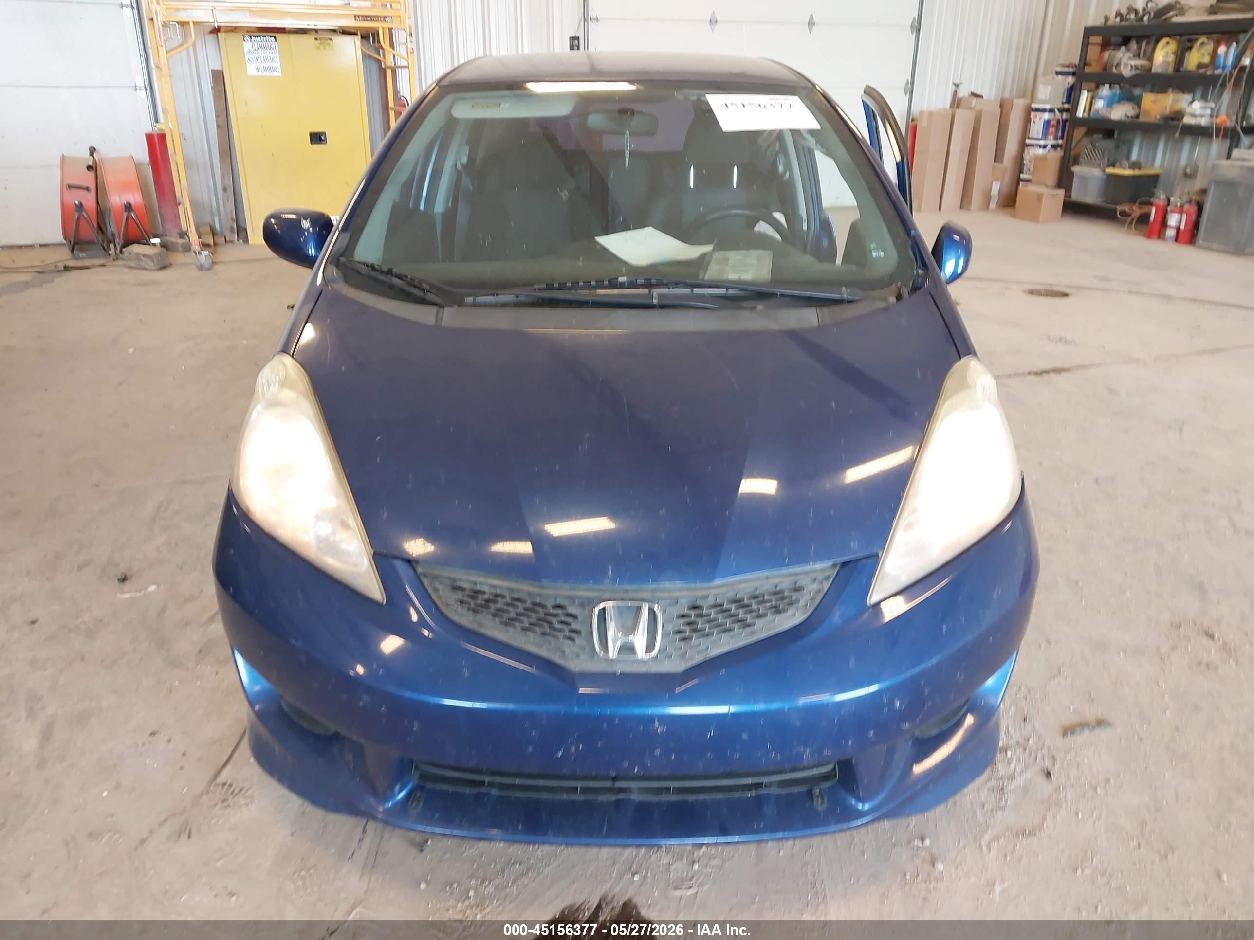 2010 Honda Fit Sport Blue vin: JHMGE8H4XAC024567