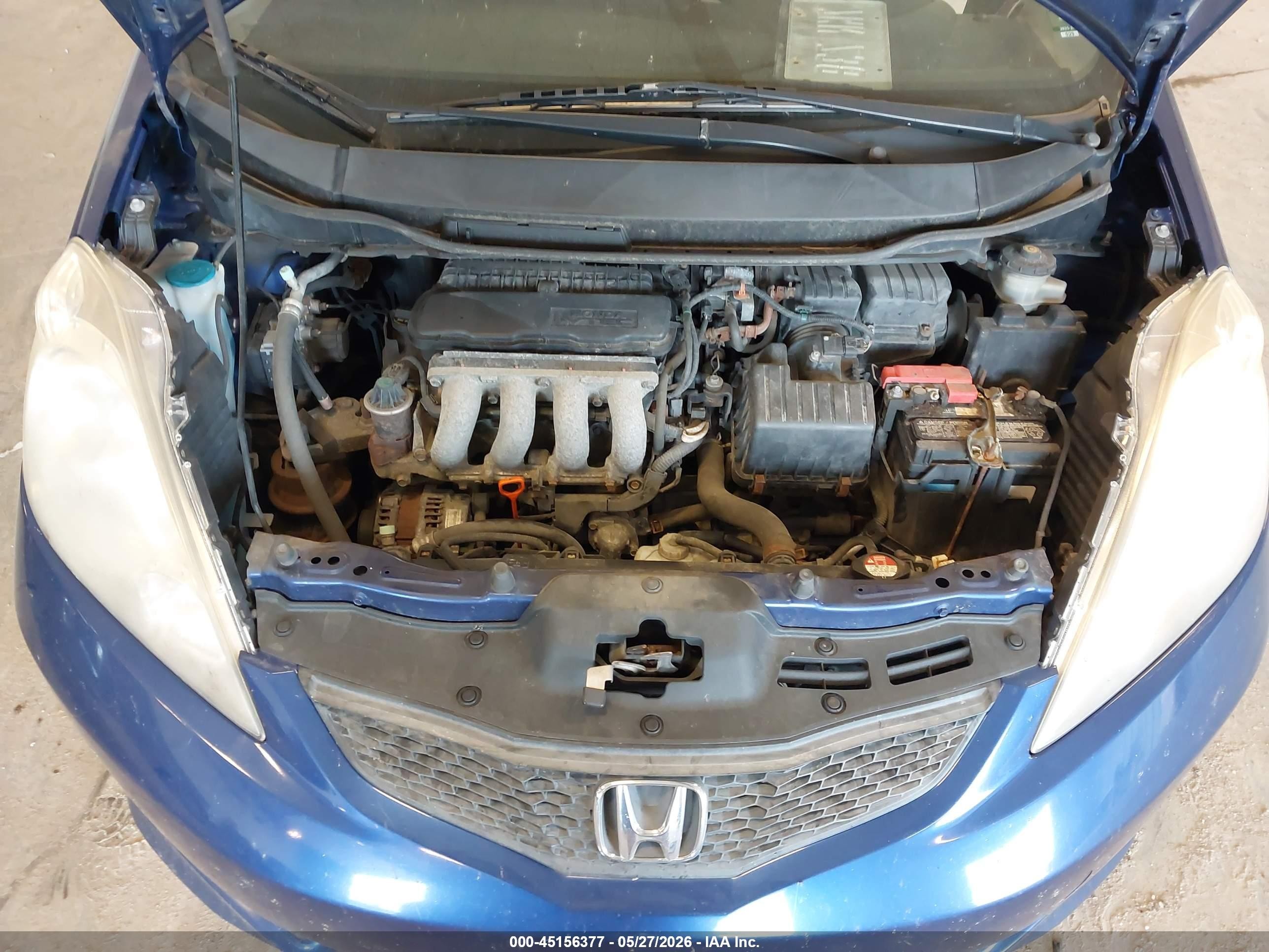 2010 Honda Fit Sport Blue vin: JHMGE8H4XAC024567