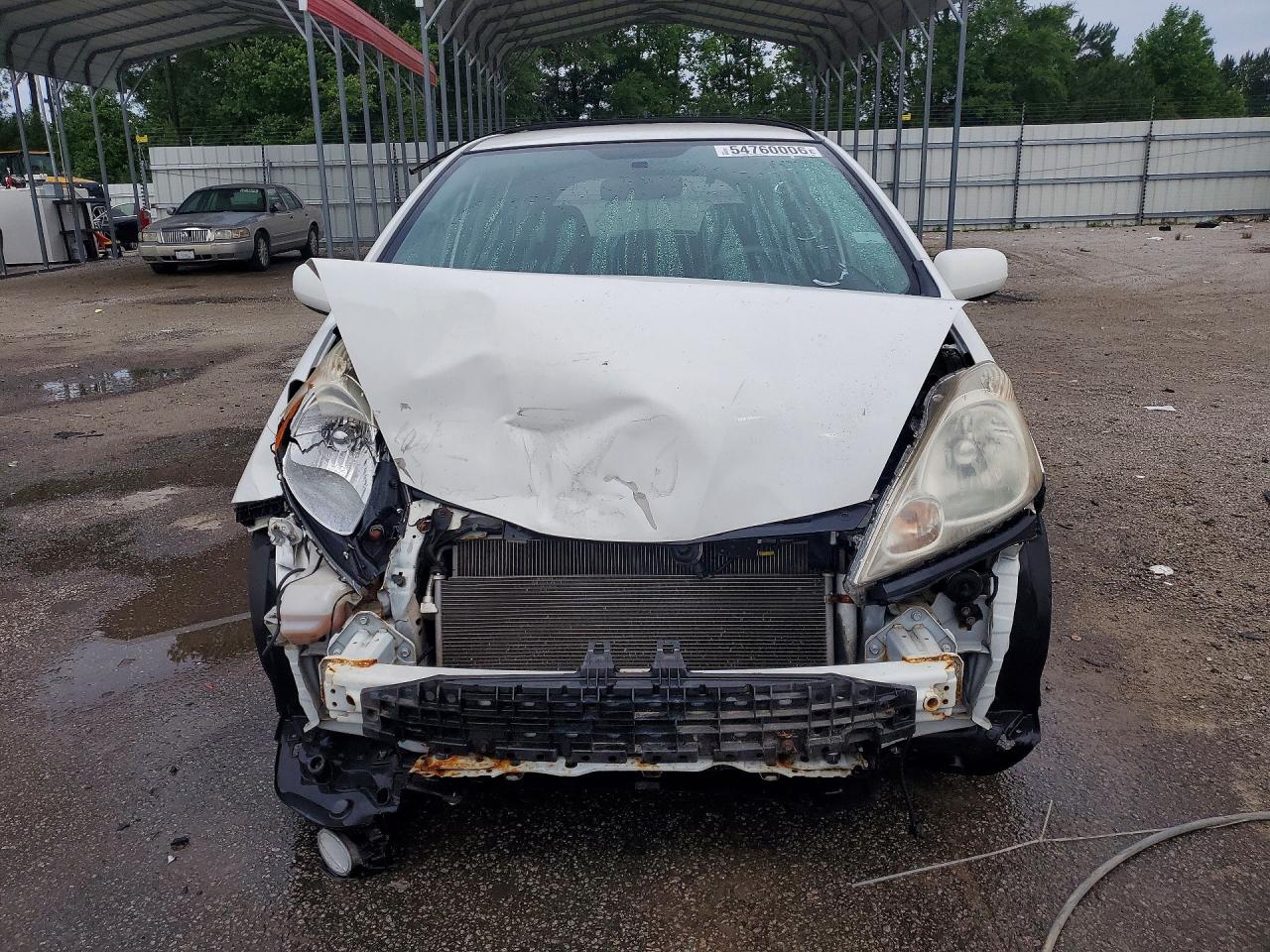 2010 Honda Fit Sport White vin: JHMGE8H4XAC024648