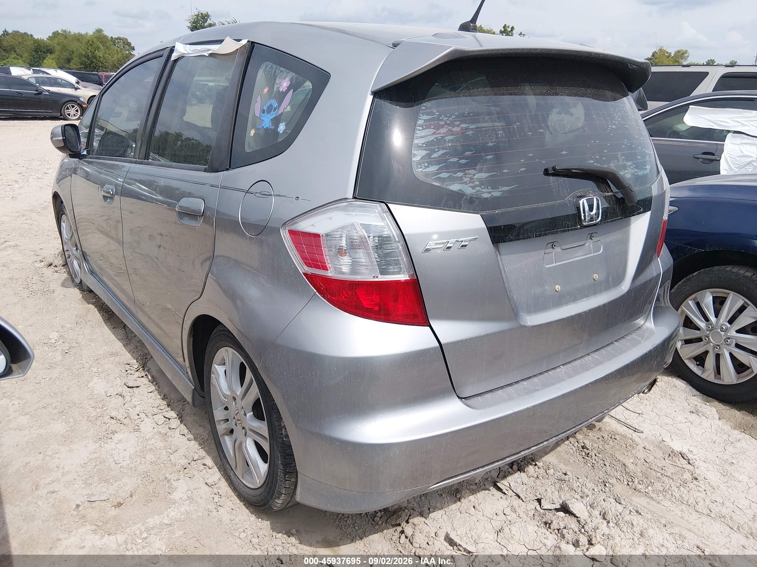 2010 Honda Fit Sport Gray vin: JHMGE8H4XAS016152