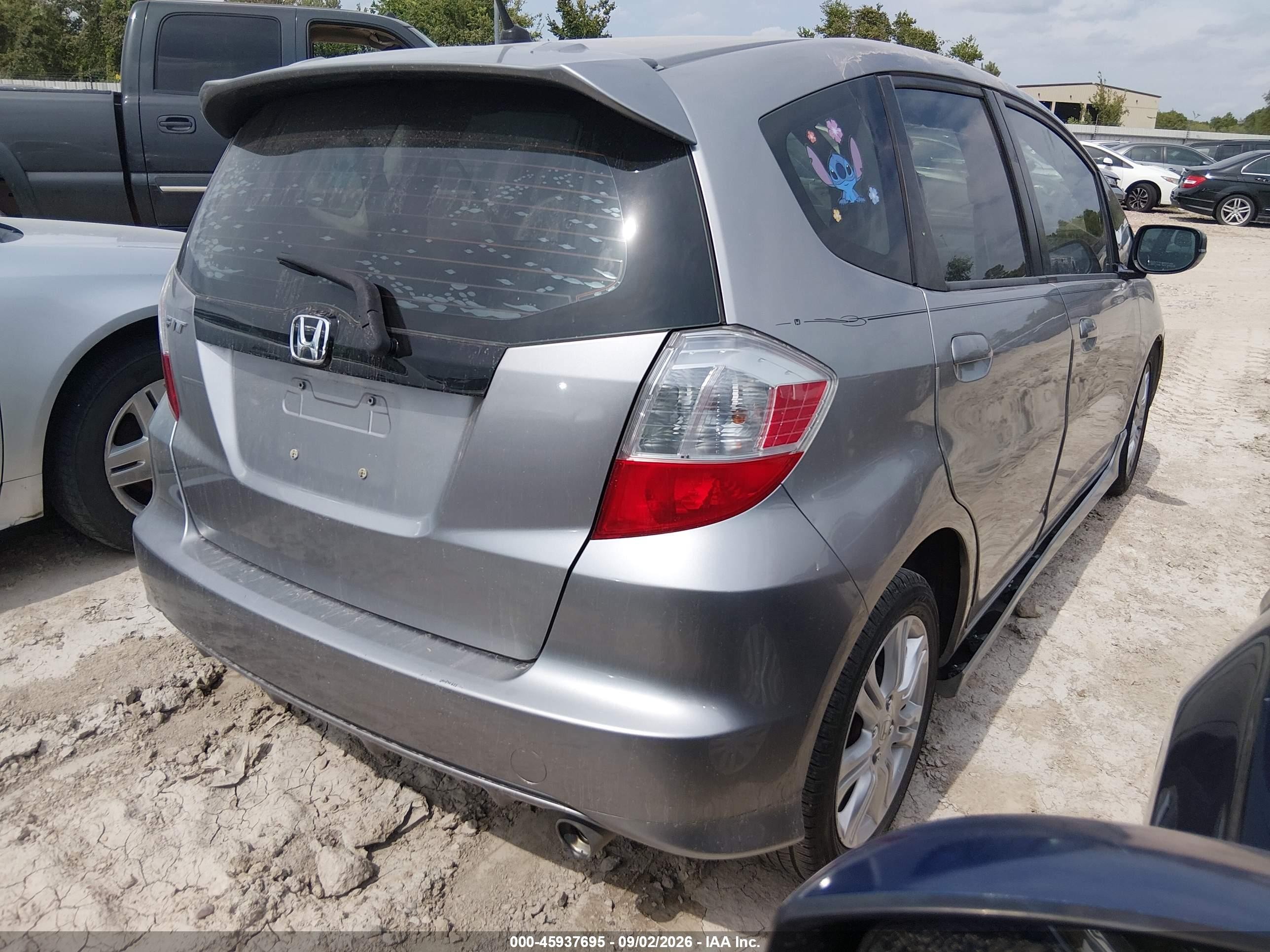 2010 Honda Fit Sport Gray vin: JHMGE8H4XAS016152