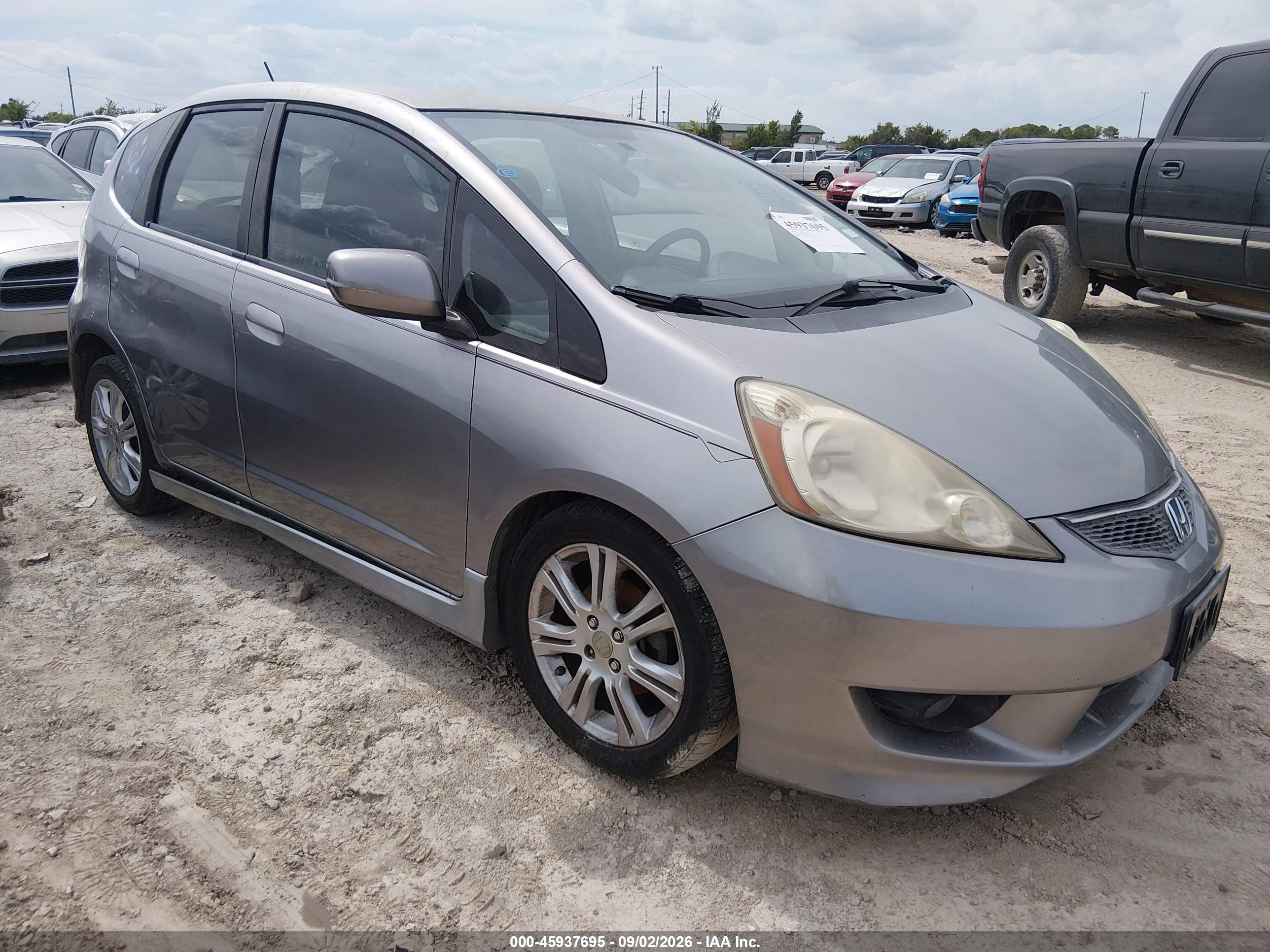 2010 Honda Fit Sport Gray vin: JHMGE8H4XAS016152