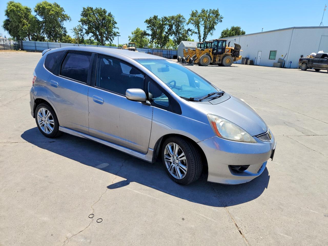 2010 Honda Fit Sport Silver vin: JHMGE8H4XAS016636