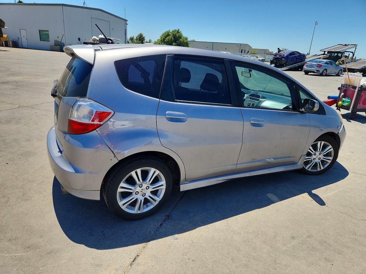 2010 Honda Fit Sport Silver vin: JHMGE8H4XAS016636