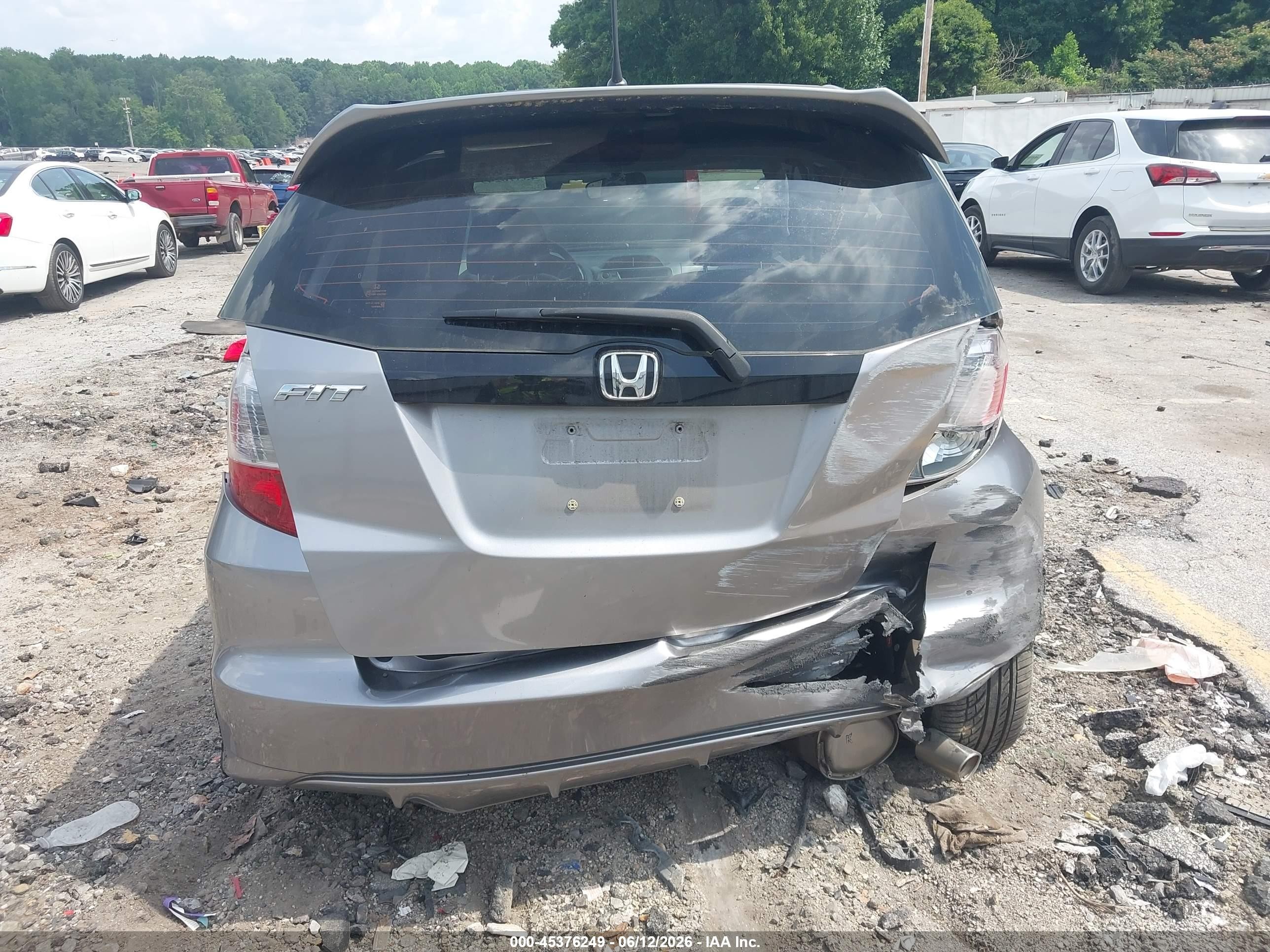 2010 Honda Fit Sport Gray vin: JHMGE8H4XAS021299