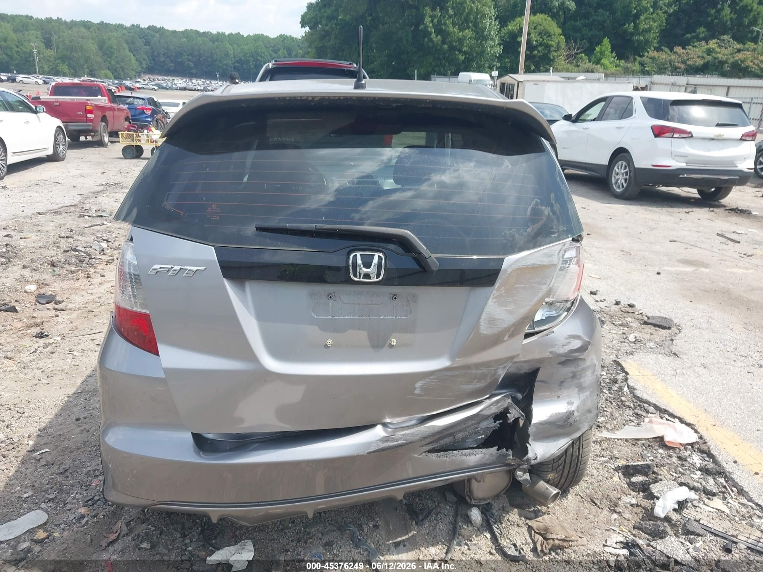 2010 Honda Fit Sport Gray vin: JHMGE8H4XAS021299