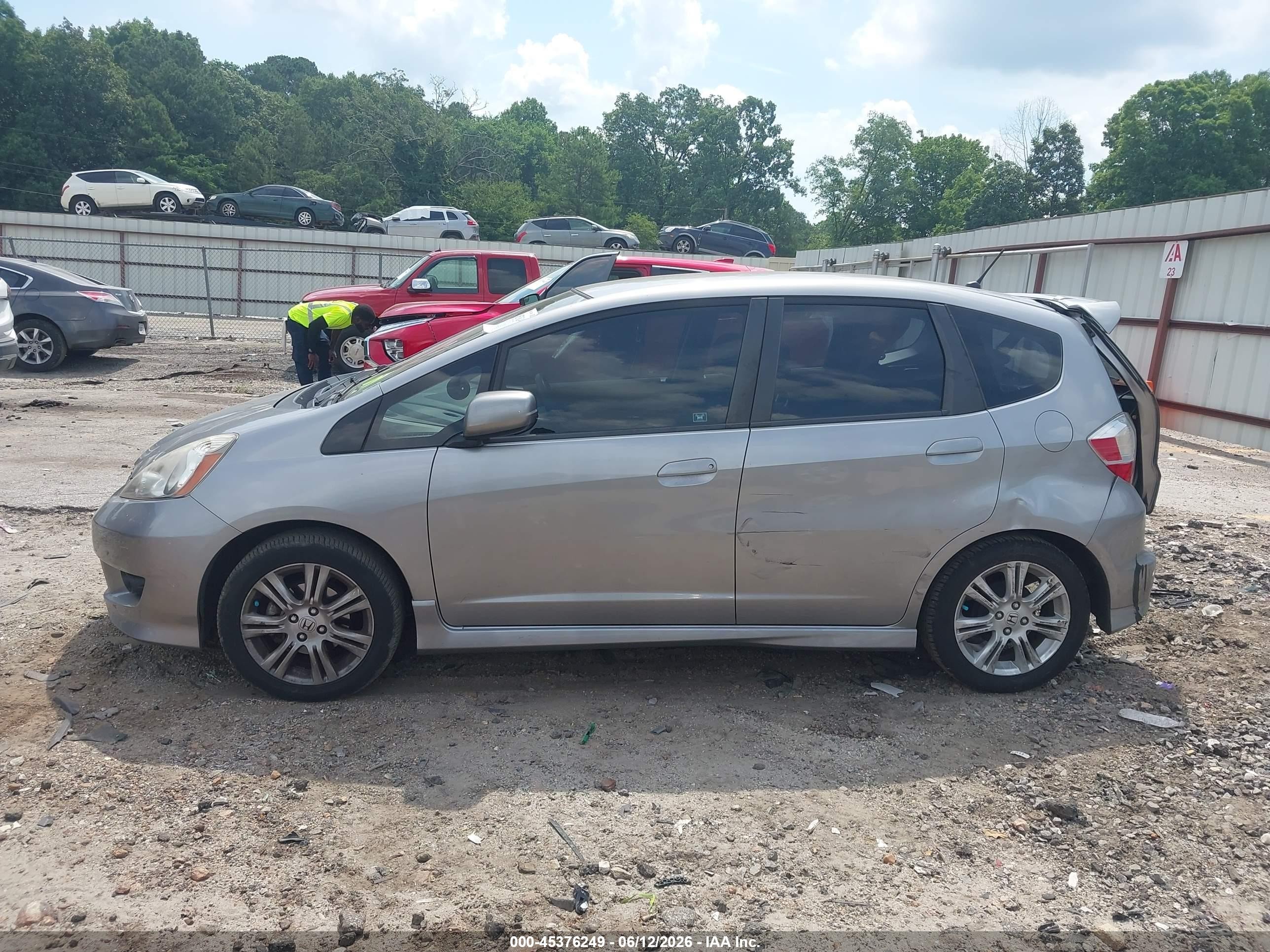 2010 Honda Fit Sport Gray vin: JHMGE8H4XAS021299