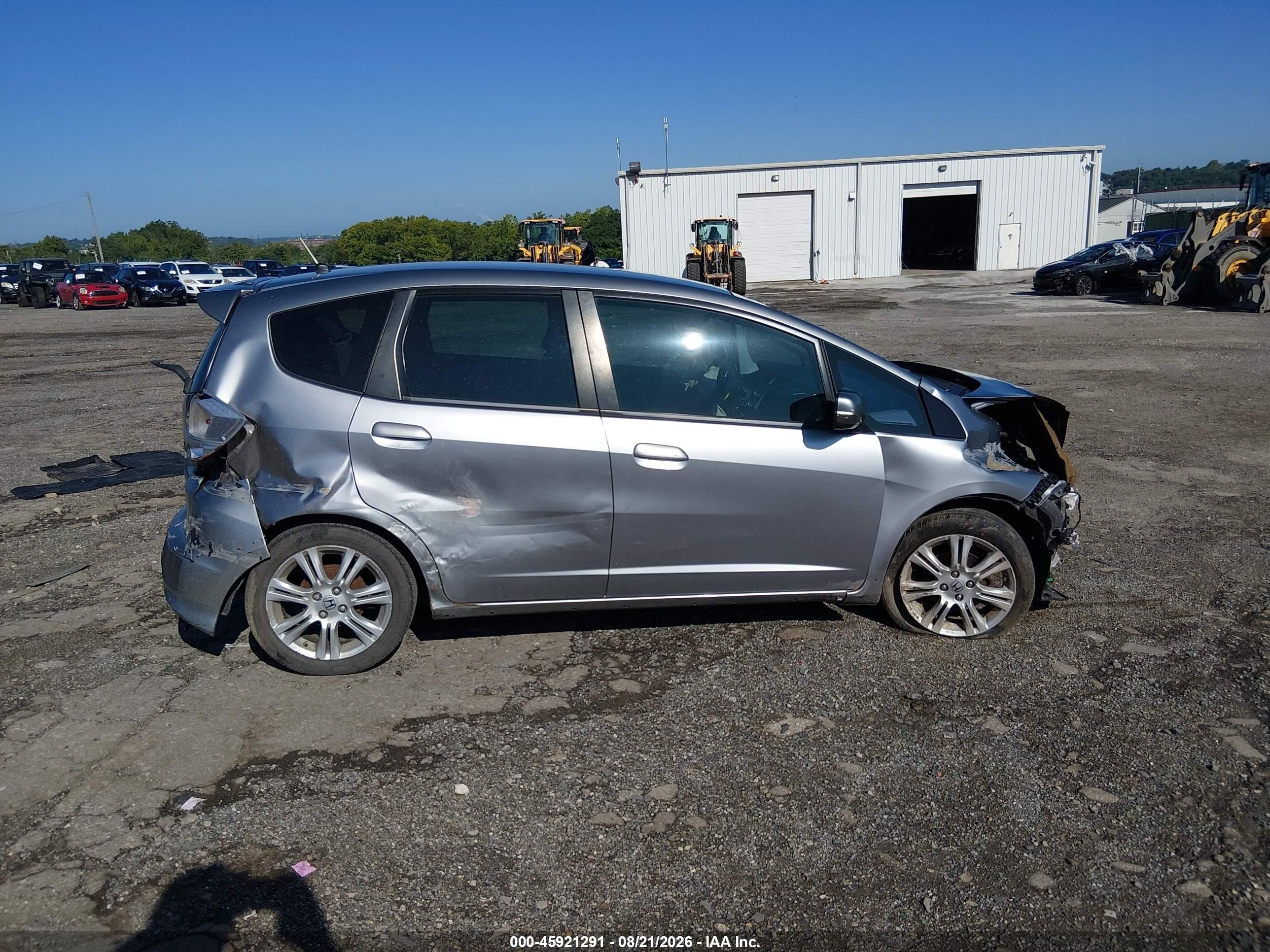 2010 Honda Fit Sport Silver vin: JHMGE8H4XAS021383
