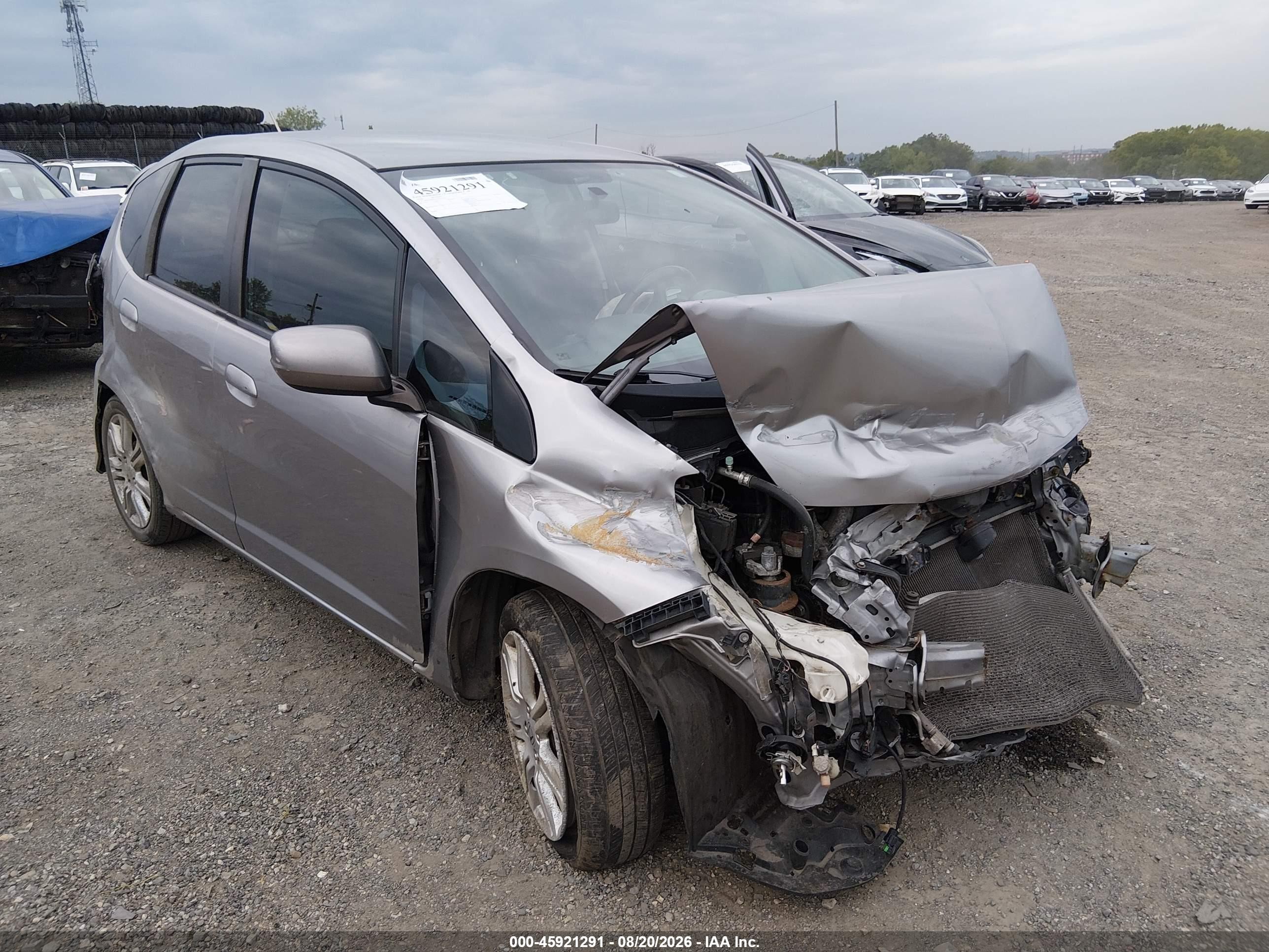 2010 Honda Fit Sport Silver vin: JHMGE8H4XAS021383