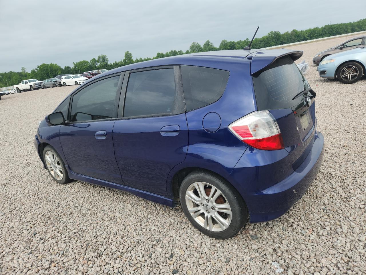 2010 Honda Fit Sport Синий vin: JHMGE8H4XAS025658