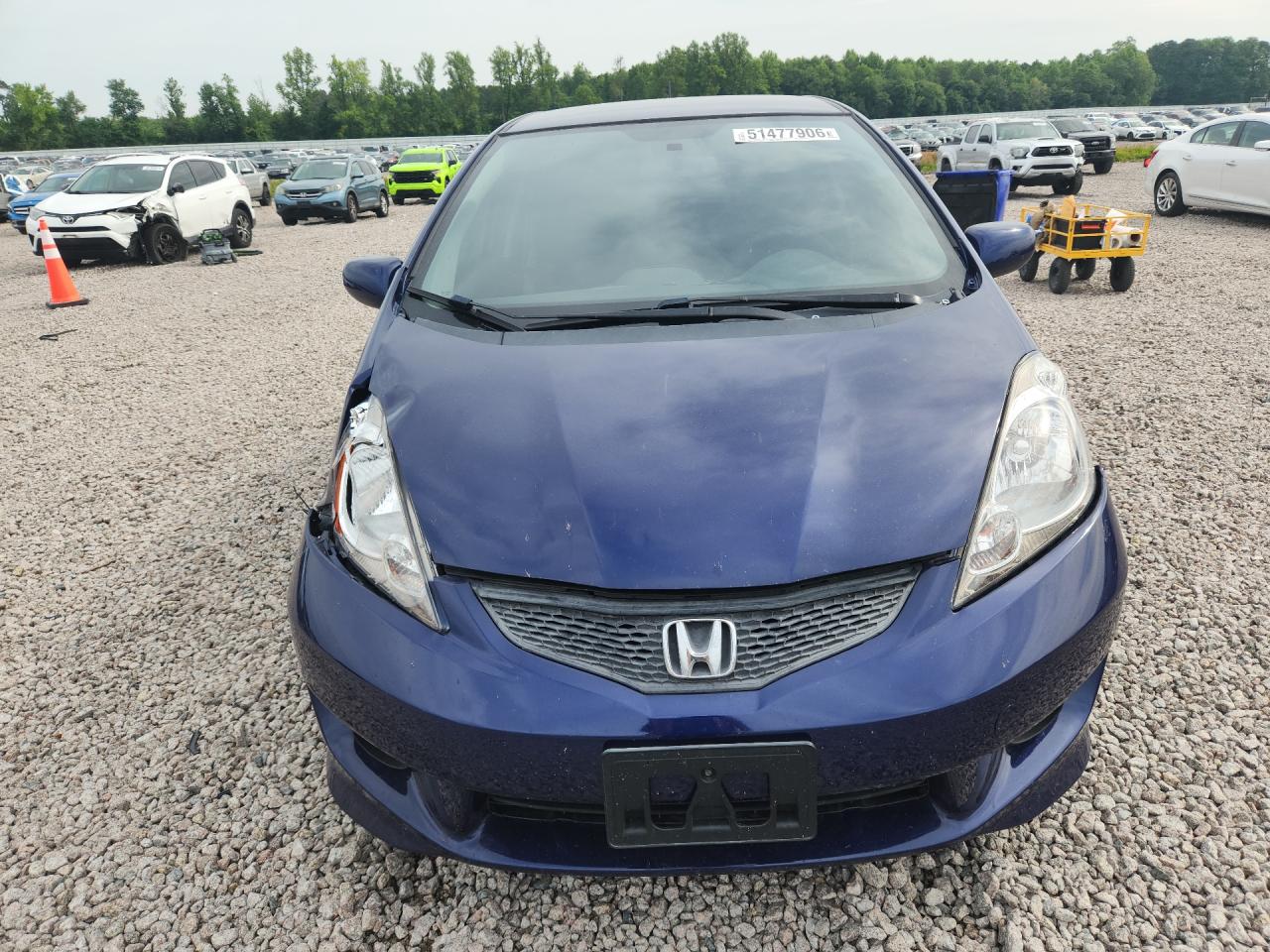 2010 Honda Fit Sport Синий vin: JHMGE8H4XAS025658