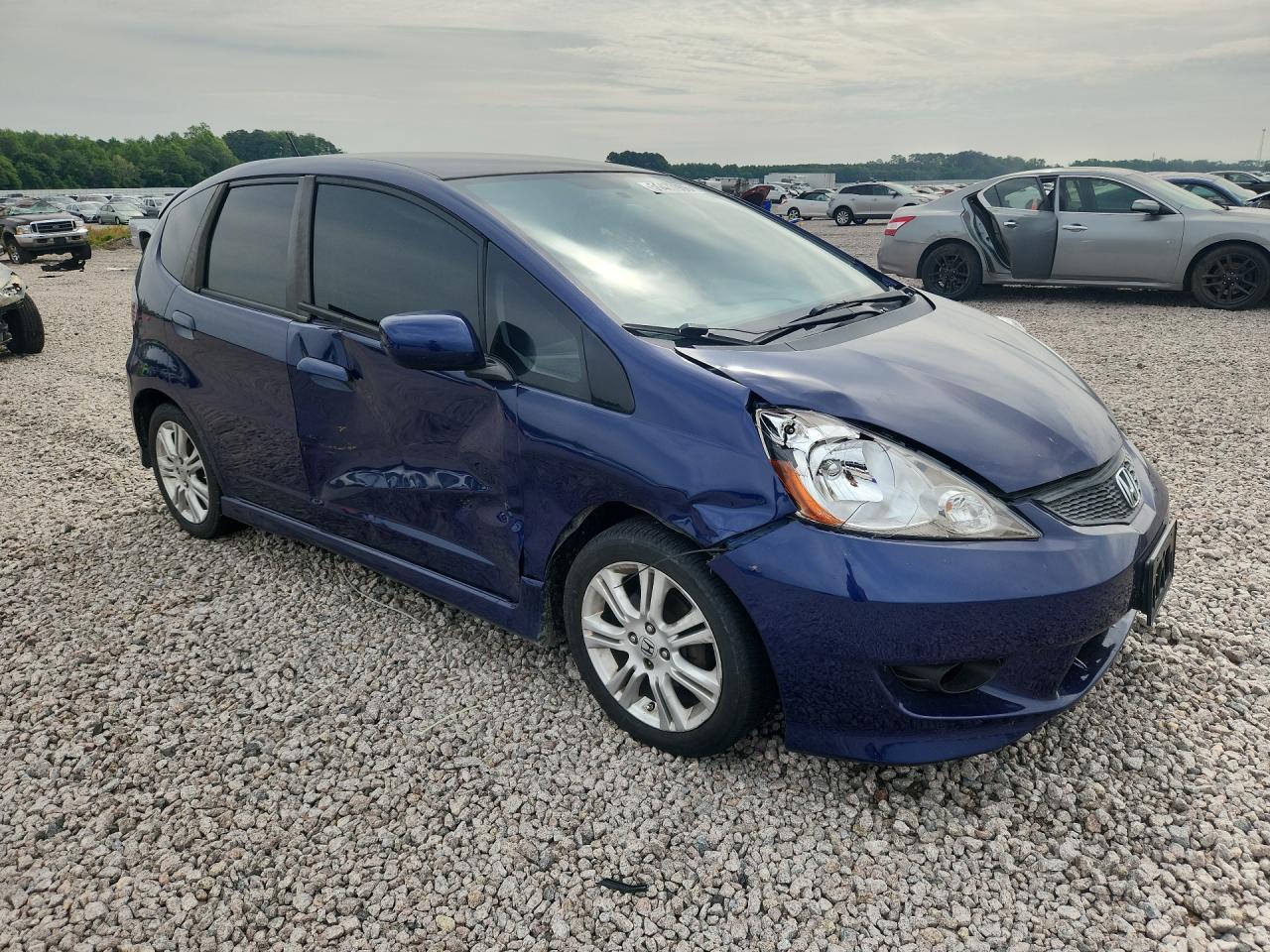 2010 Honda Fit Sport Синий vin: JHMGE8H4XAS025658