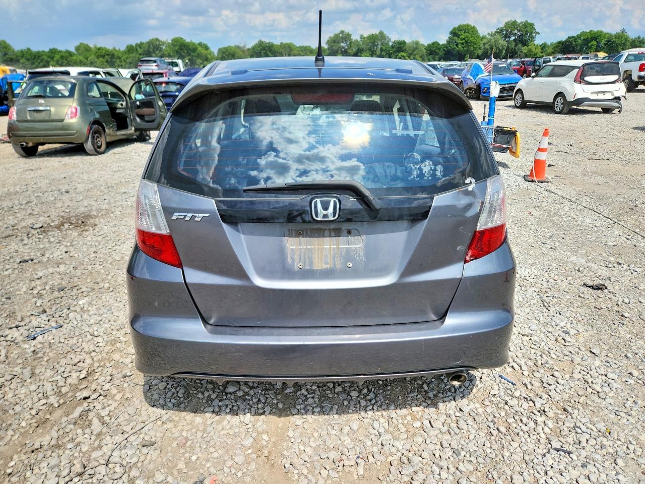 2011 Honda Fit Sport Gray vin: JHMGE8H50BC017881