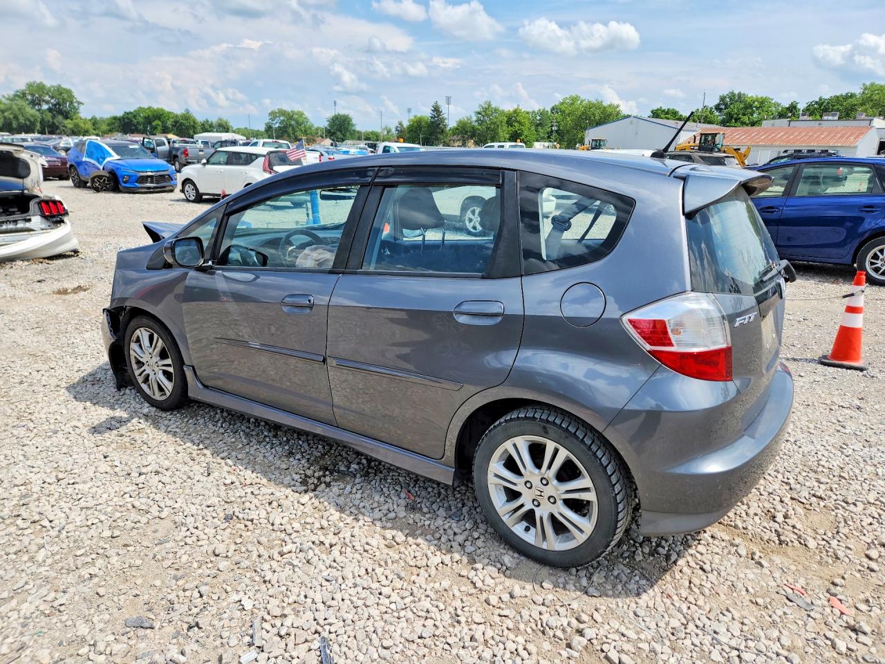 2011 Honda Fit Sport Gray vin: JHMGE8H50BC017881