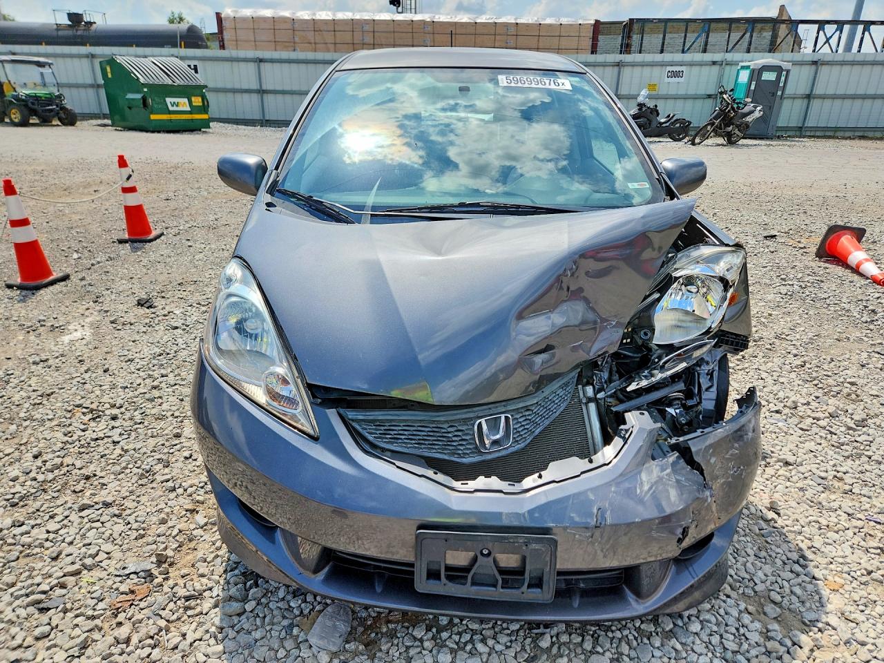 2011 Honda Fit Sport Gray vin: JHMGE8H50BC017881