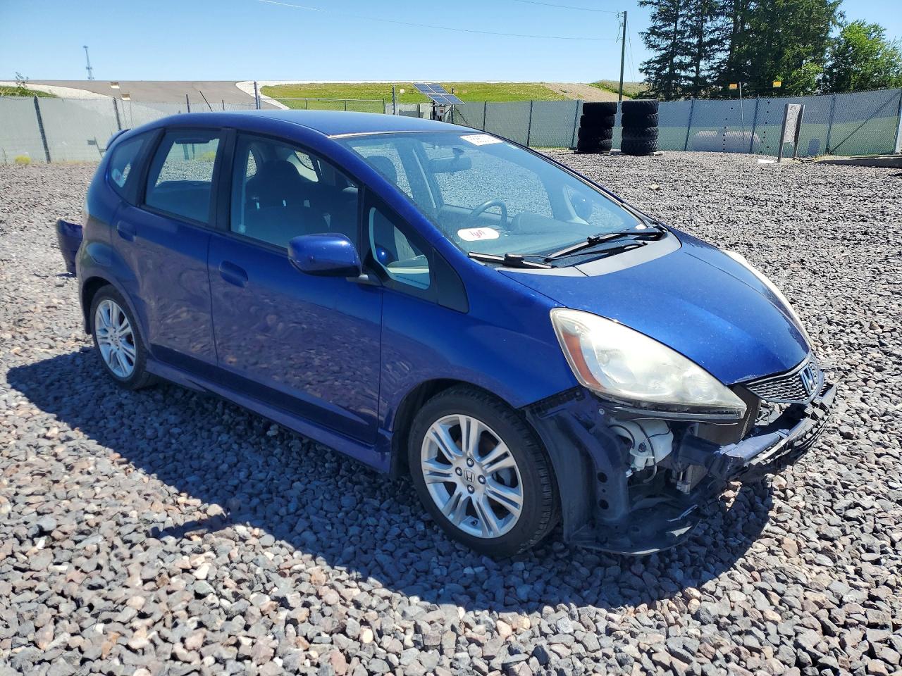 2011 Honda Fit Sport Blue vin: JHMGE8H50BC020733