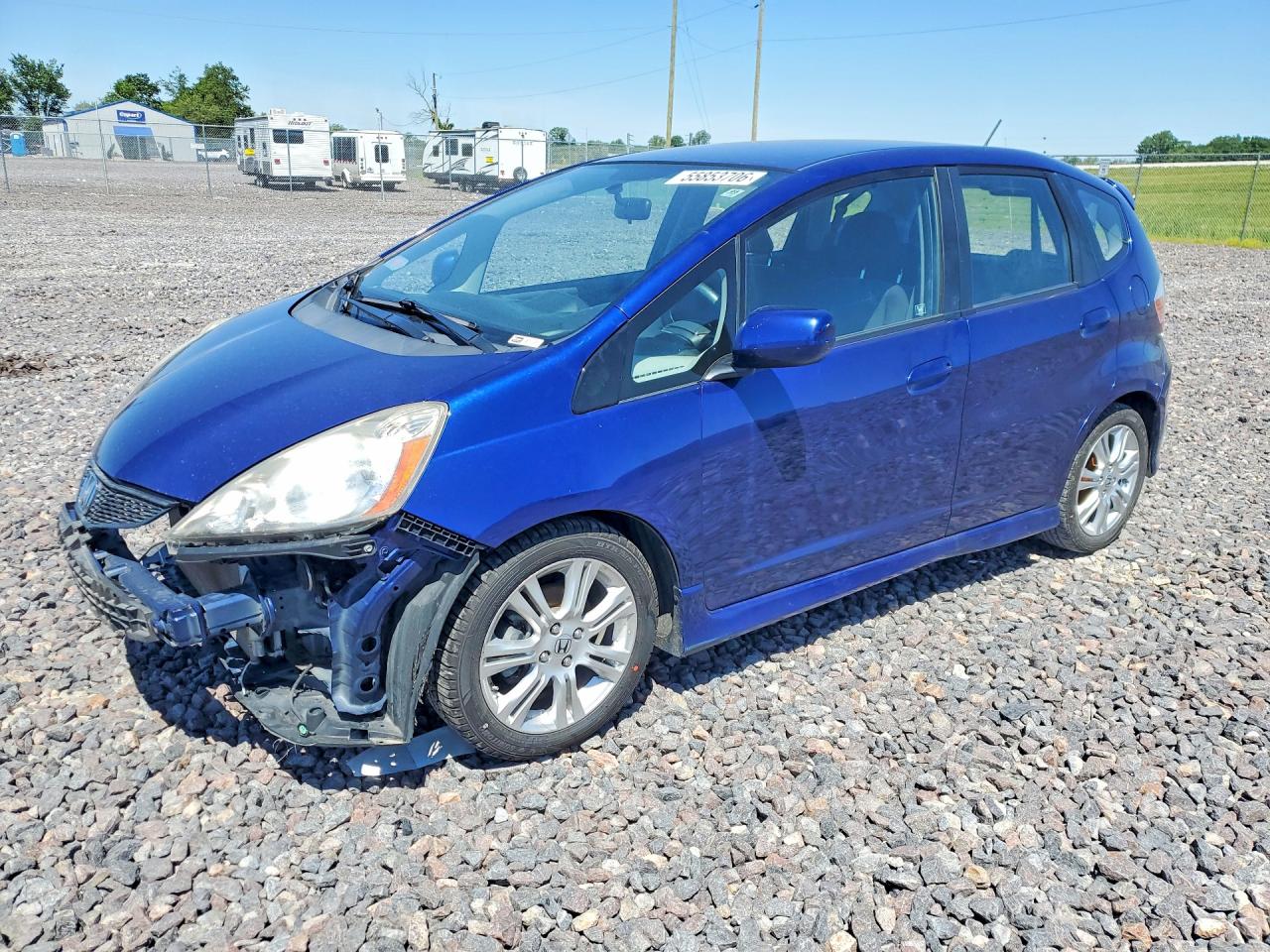 2011 Honda Fit Sport Blue vin: JHMGE8H50BC020733