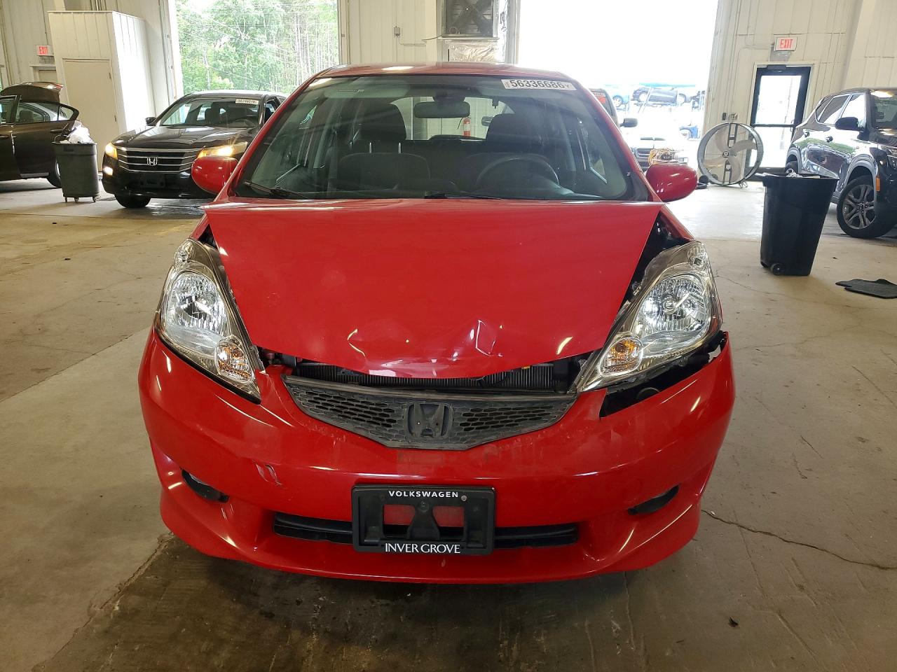 2011 Honda Fit Sport Red vin: JHMGE8H50BS002190