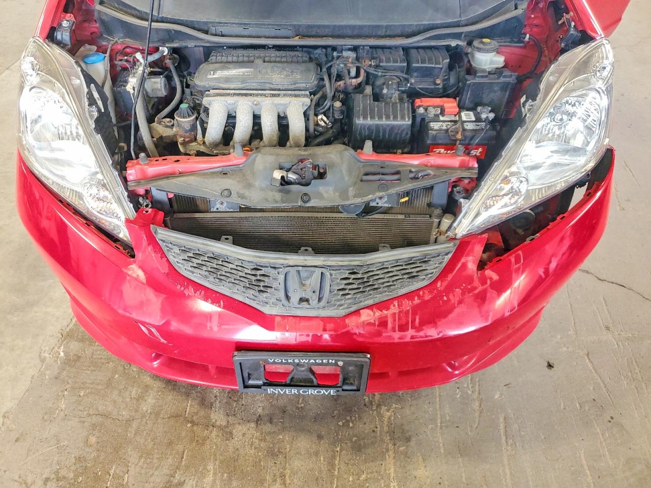 2011 Honda Fit Sport Red vin: JHMGE8H50BS002190
