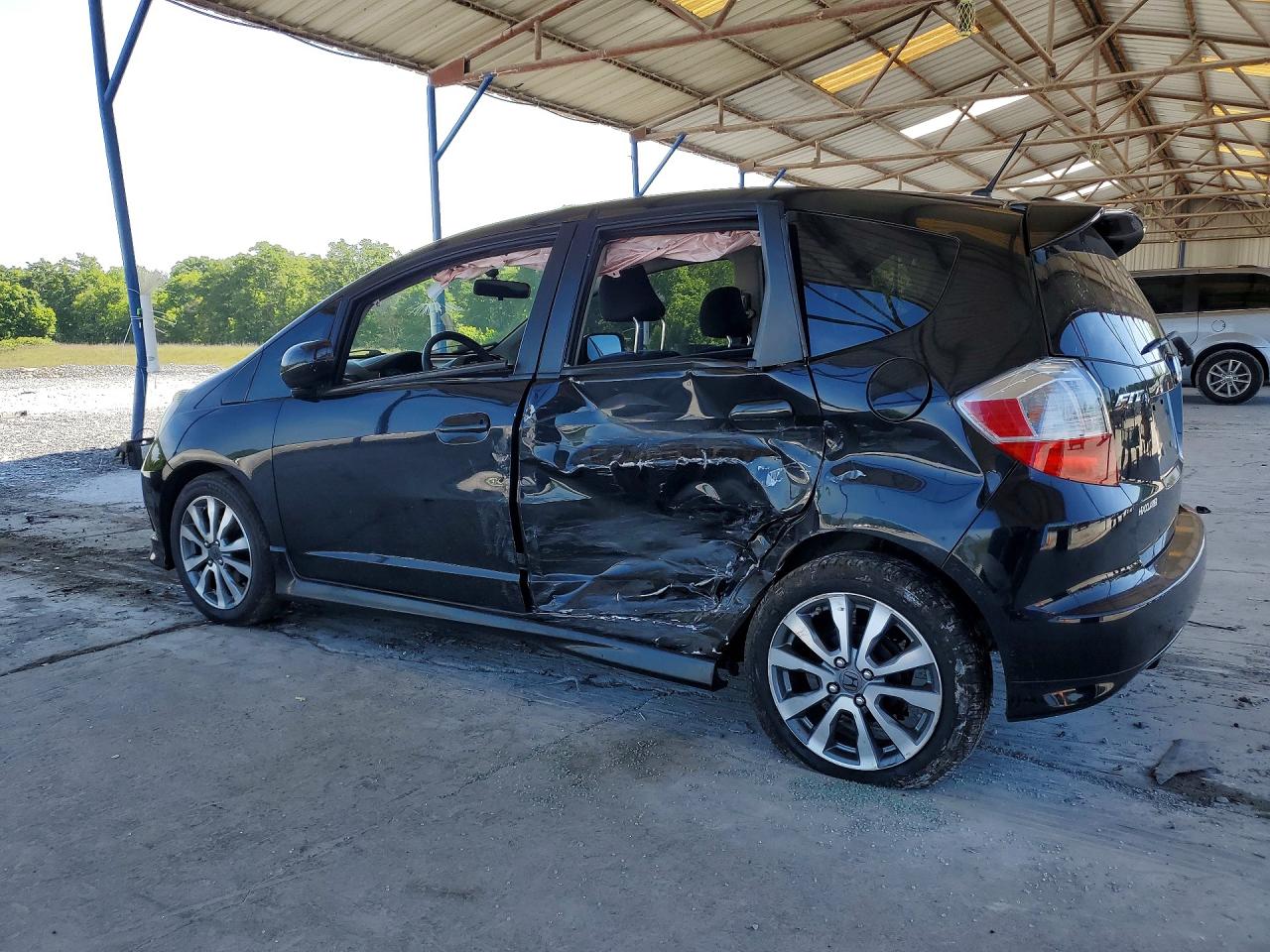 2012 Honda Fit Sport Black vin: JHMGE8H50CC007398