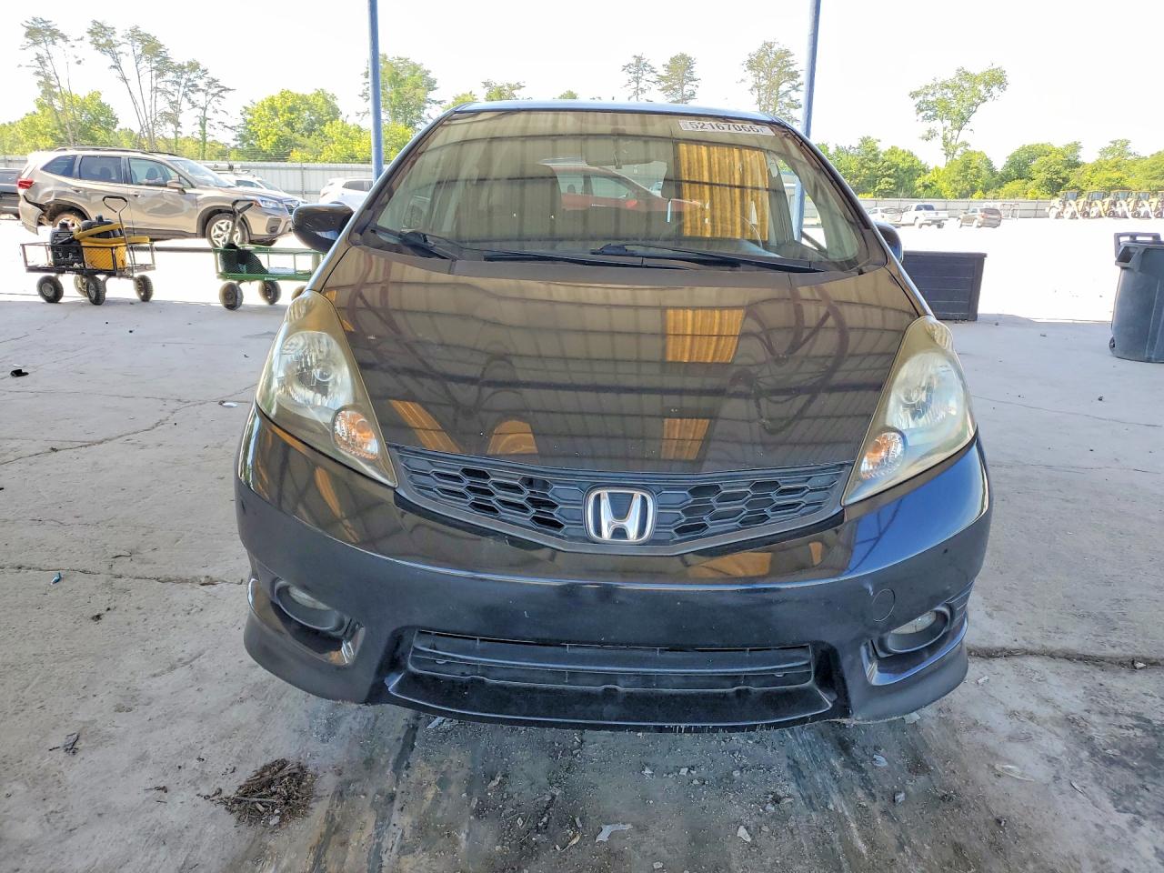 2012 Honda Fit Sport Black vin: JHMGE8H50CC007398