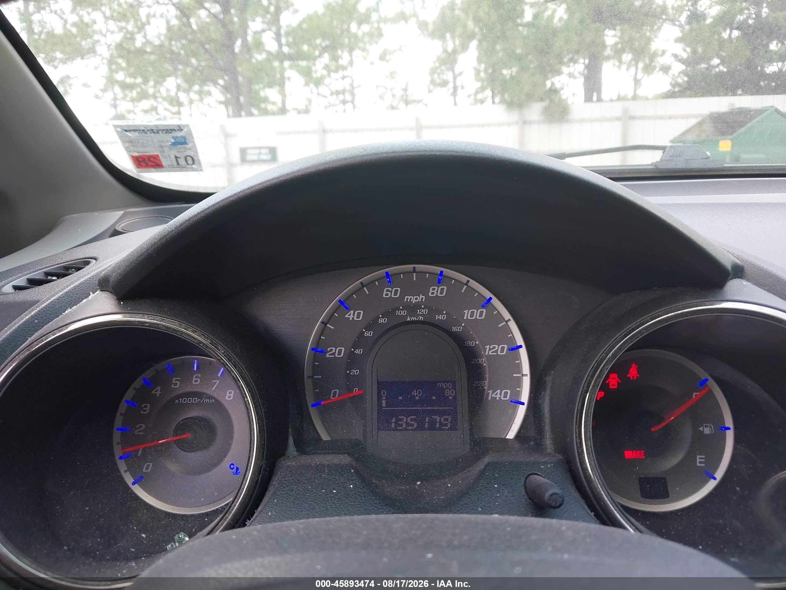 2012 Honda Fit Sport Gray vin: JHMGE8H50CC016408