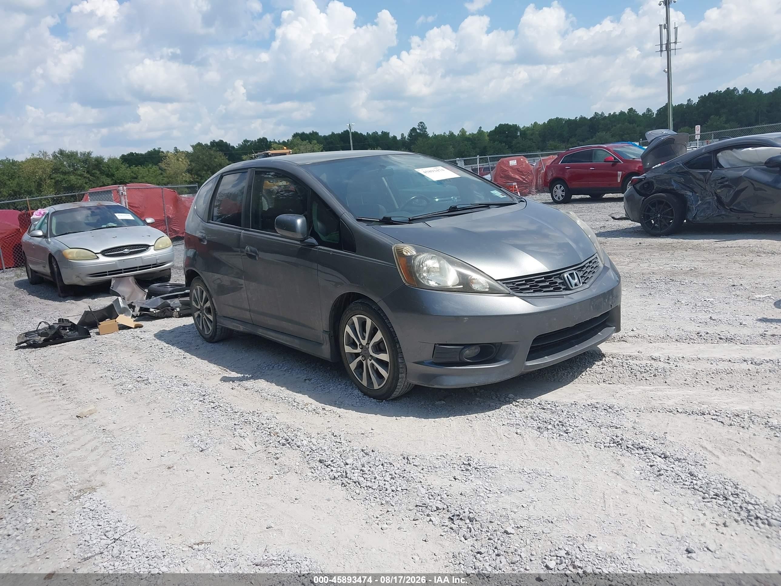 2012 Honda Fit Sport Gray vin: JHMGE8H50CC016408