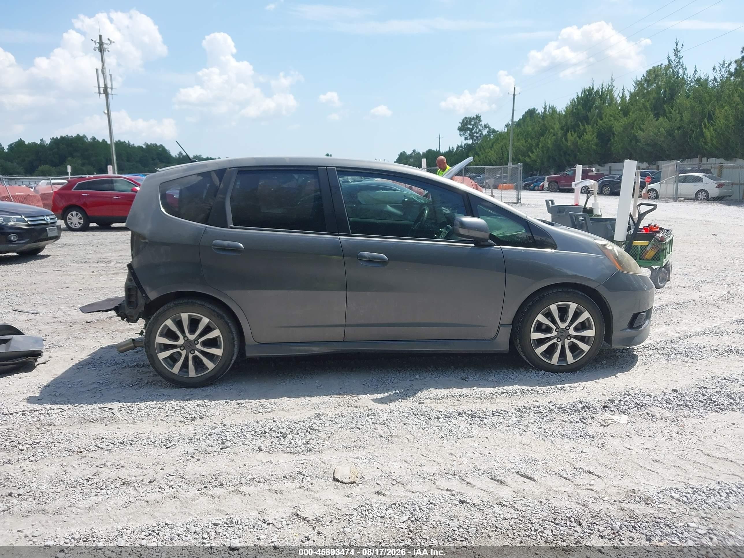 2012 Honda Fit Sport Gray vin: JHMGE8H50CC016408