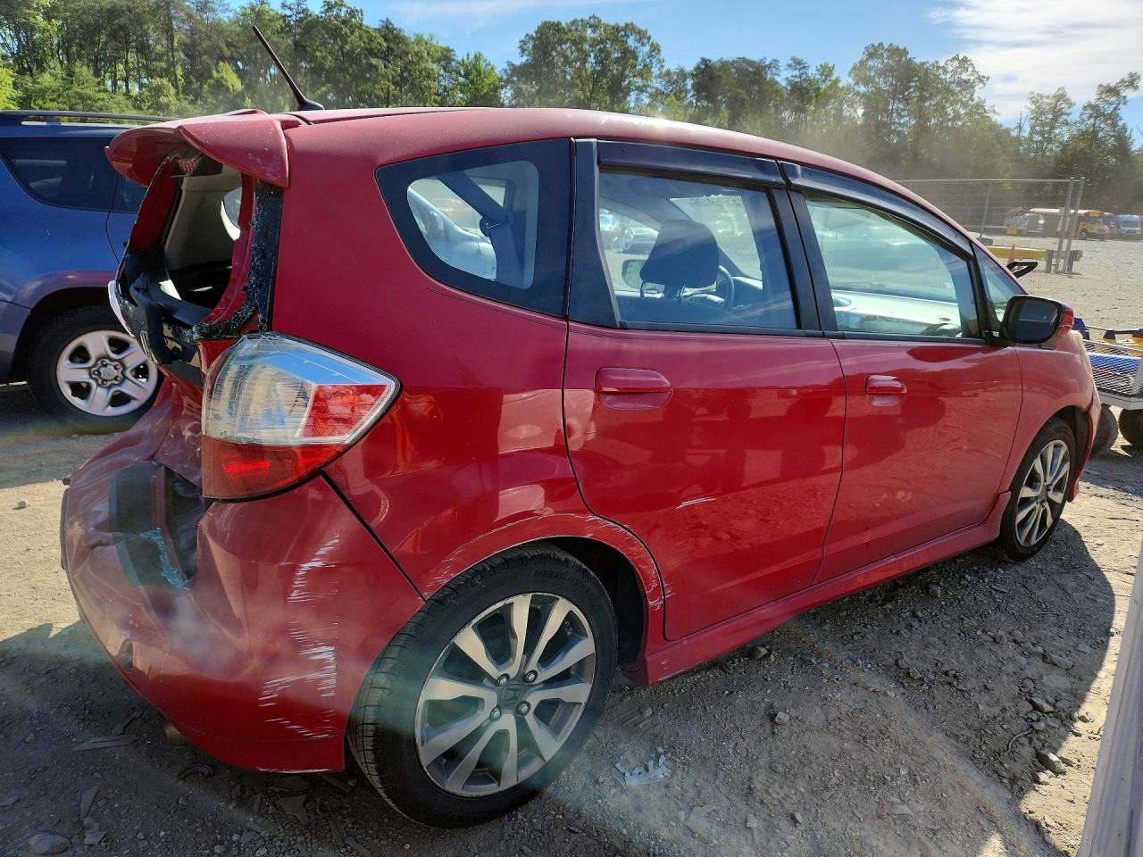 2012 Honda Fit Sport Red vin: JHMGE8H50CC019163