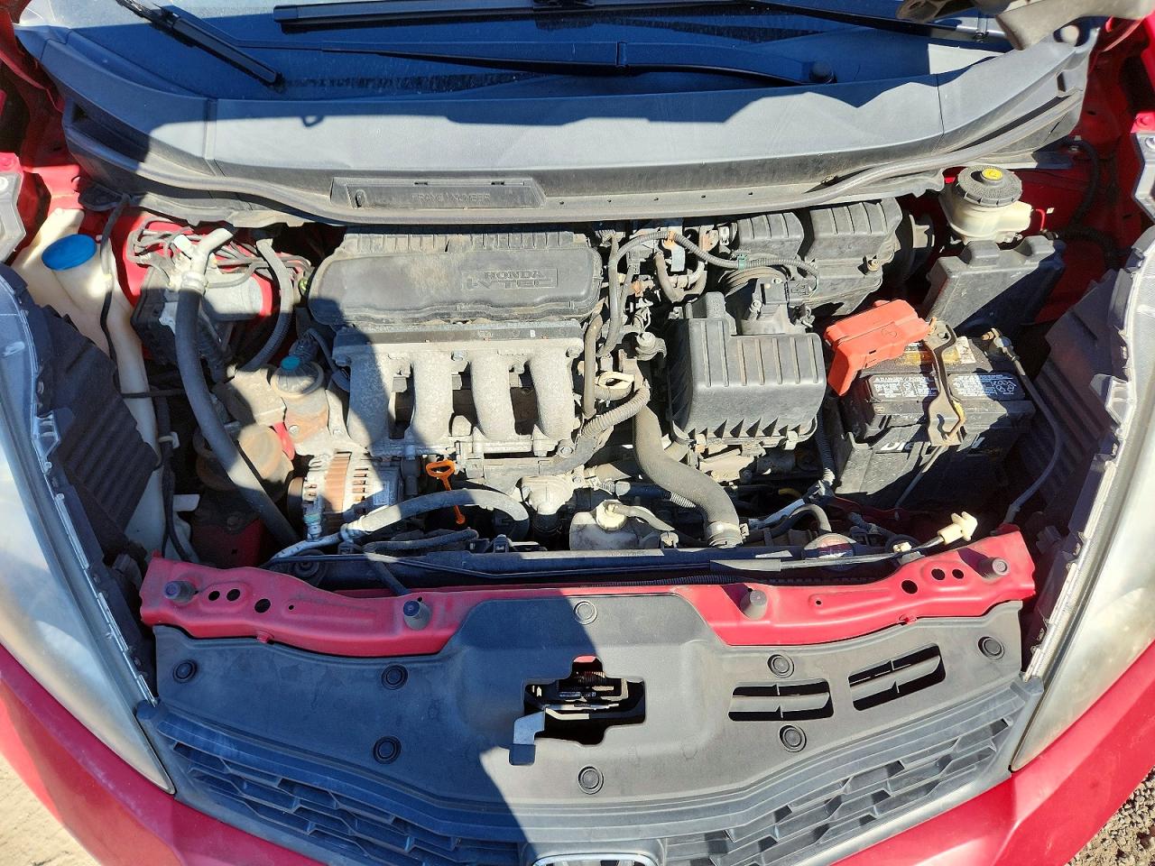2012 Honda Fit Sport Red vin: JHMGE8H50CC019163