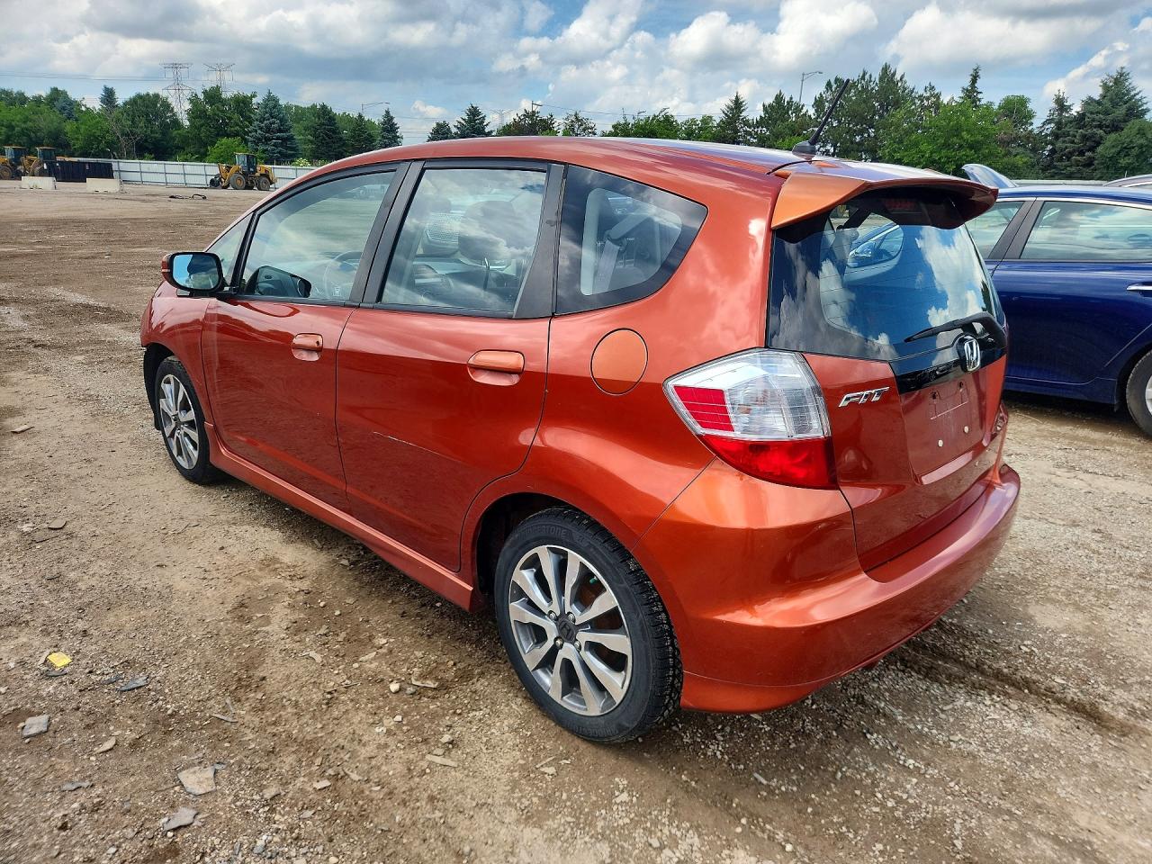2012 Honda Fit Sport Orange vin: JHMGE8H50CC027988