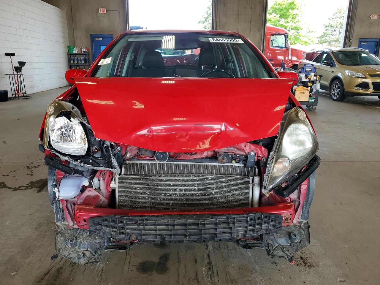 2012 Honda Fit Sport Red vin: JHMGE8H50CC032530