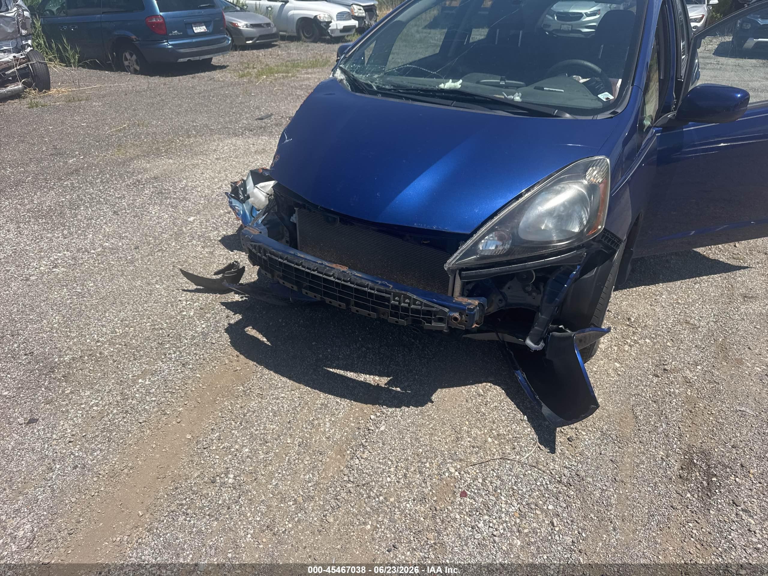 2013 Honda Fit Sport Blue vin: JHMGE8H50DC016989