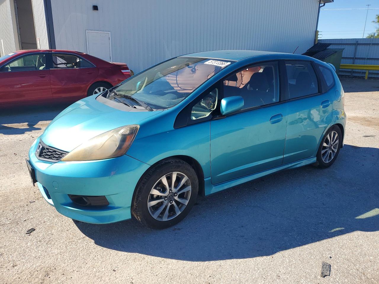 2013 Honda Fit Sport Turquoise vin: JHMGE8H50DC023523