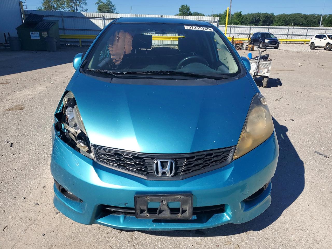 2013 Honda Fit Sport Turquoise vin: JHMGE8H50DC023523