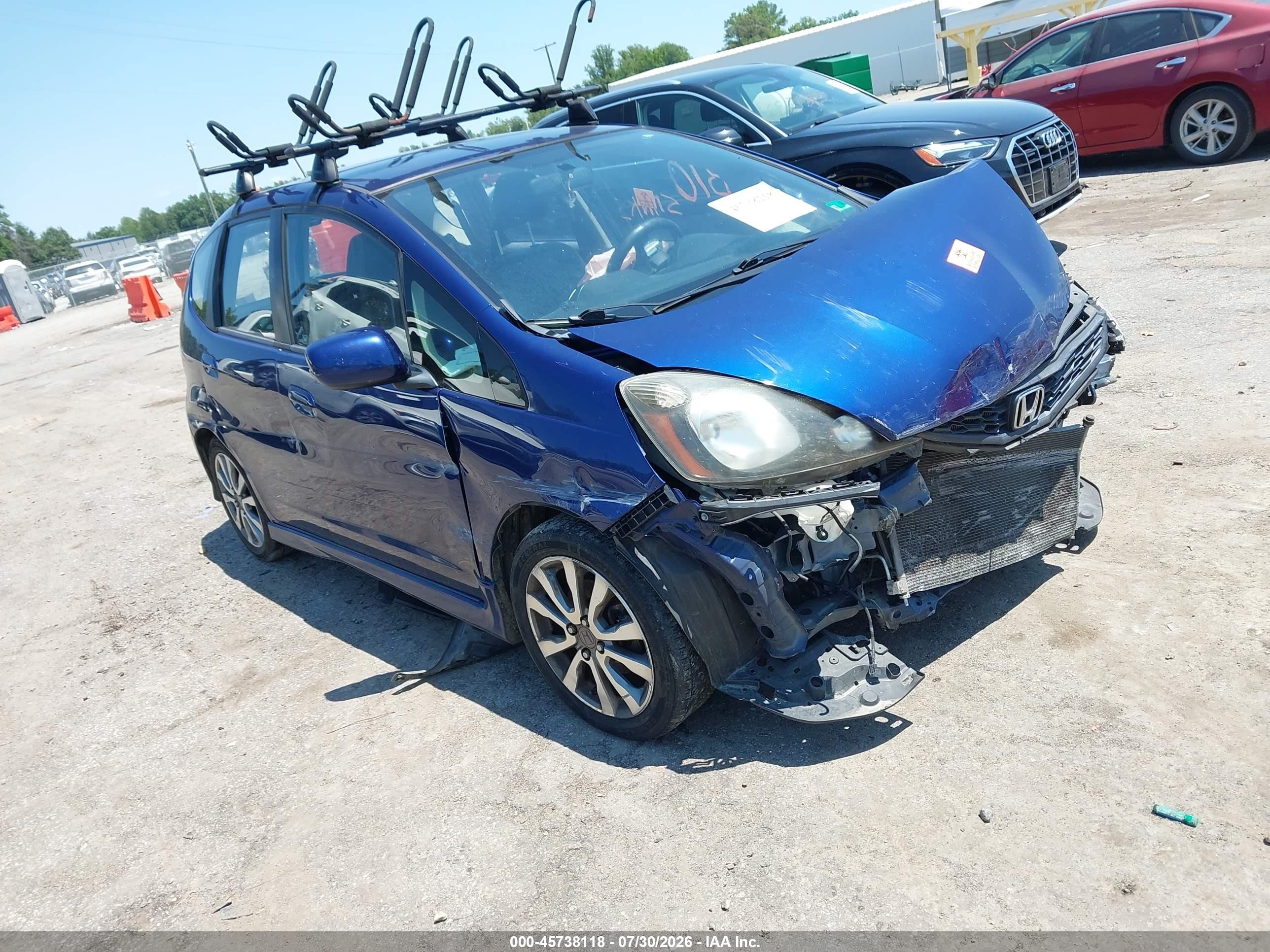 2013 Honda Fit Sport Blue vin: JHMGE8H50DC024431