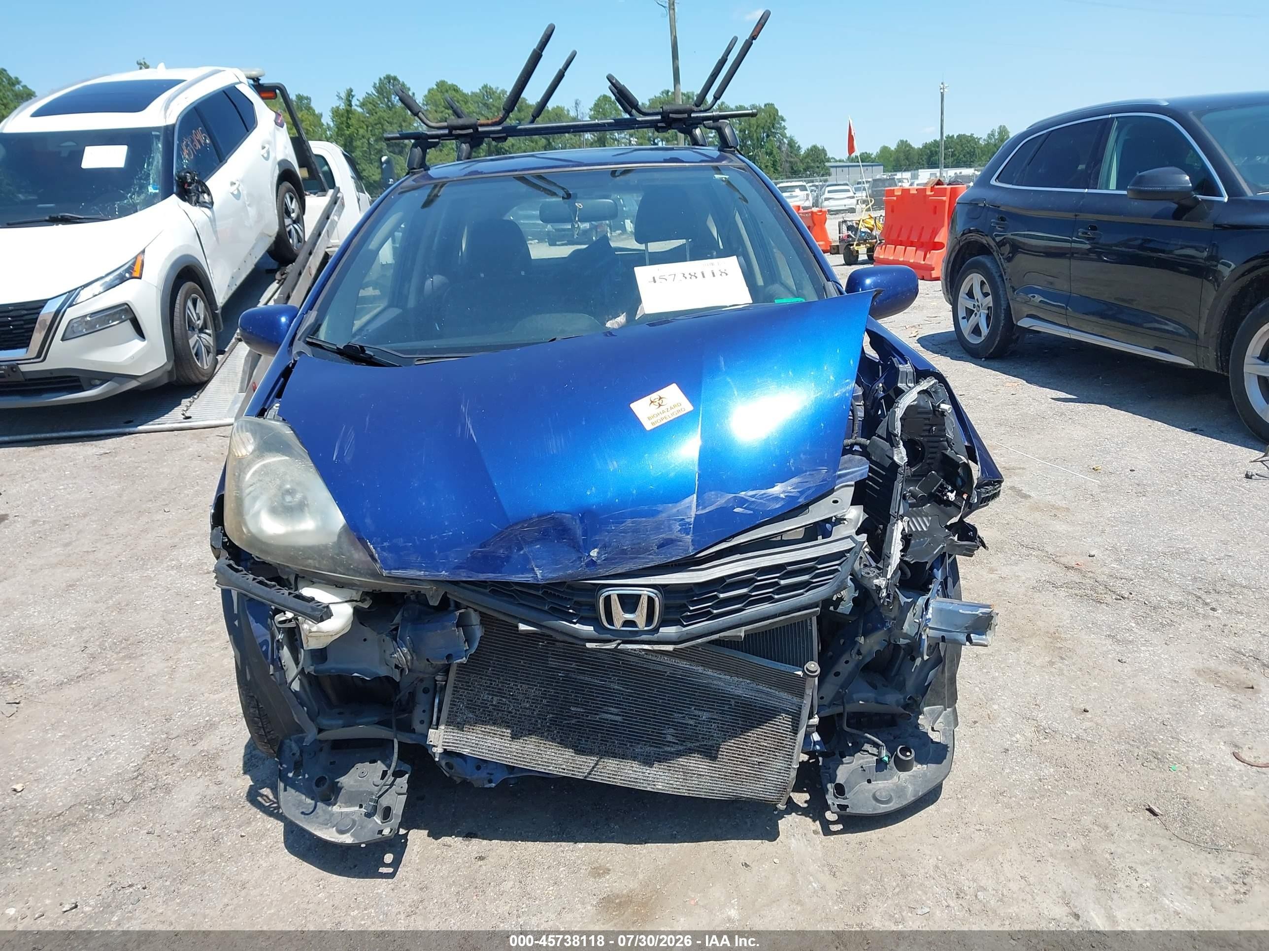 2013 Honda Fit Sport Blue vin: JHMGE8H50DC024431
