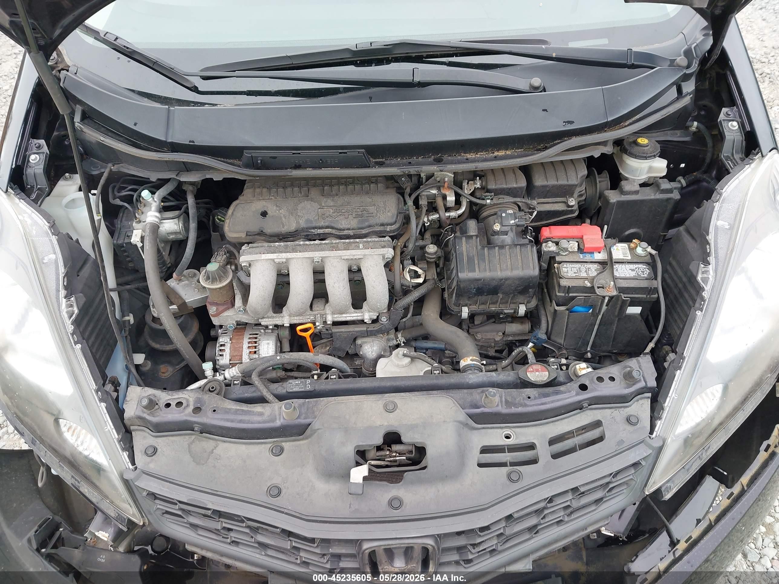 2013 Honda Fit Sport Черный vin: JHMGE8H50DC070177