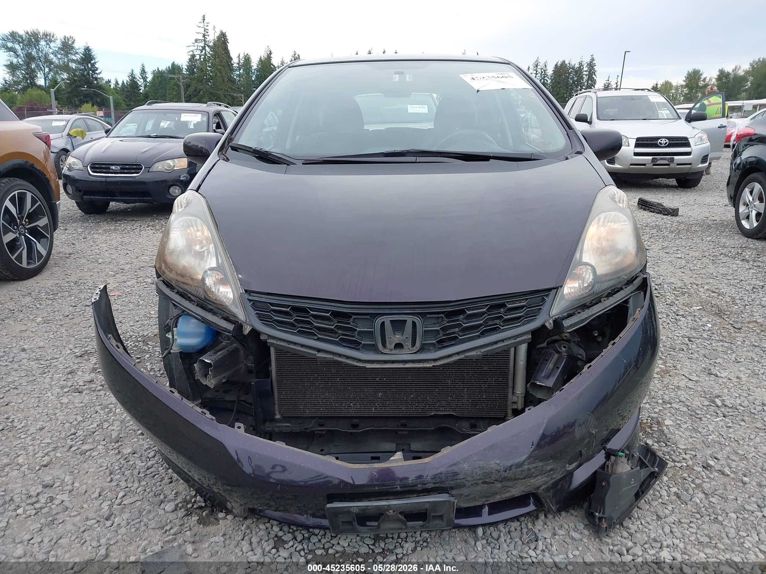 2013 Honda Fit Sport Черный vin: JHMGE8H50DC070177