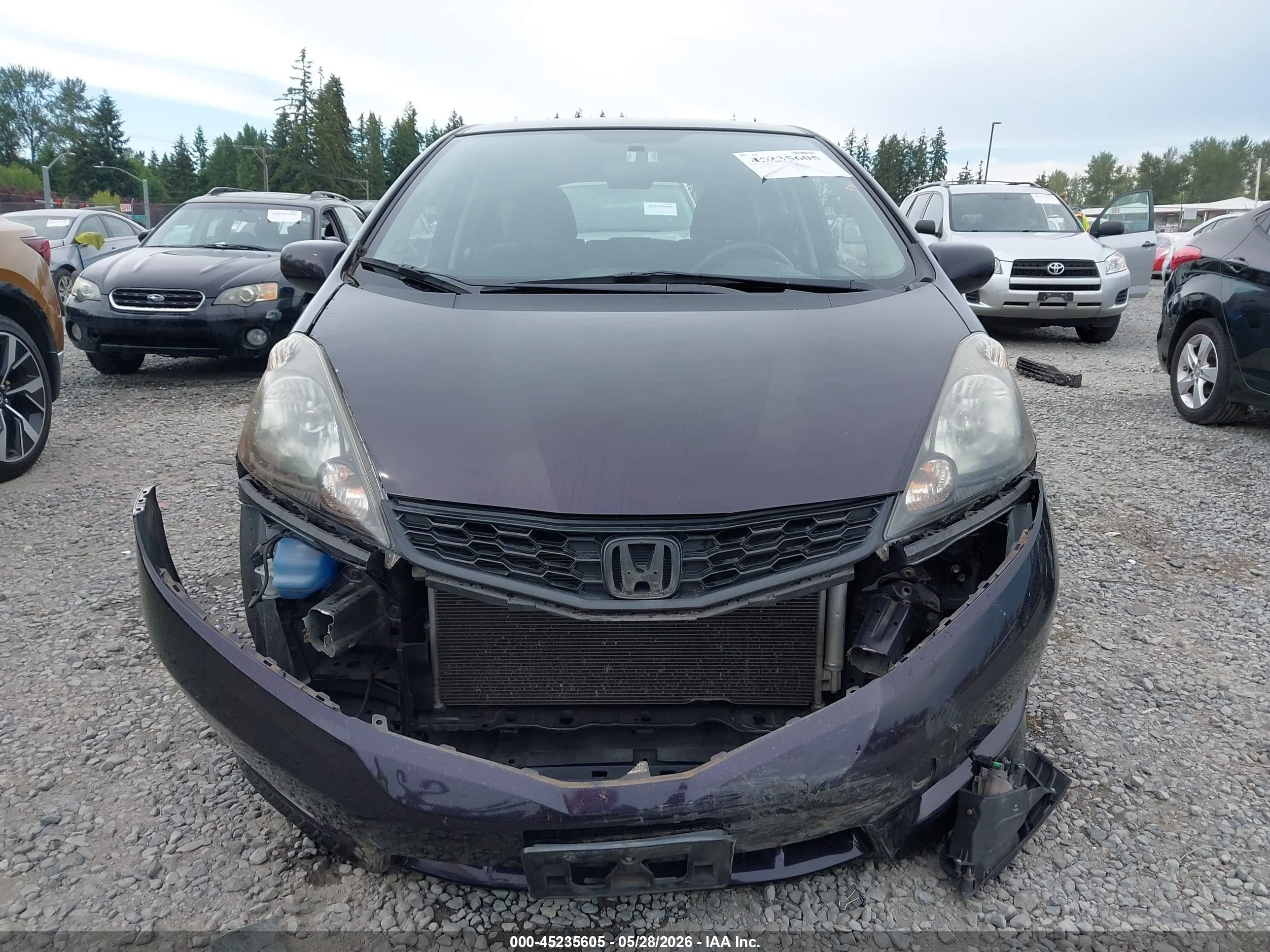 2013 Honda Fit Sport Черный vin: JHMGE8H50DC070177