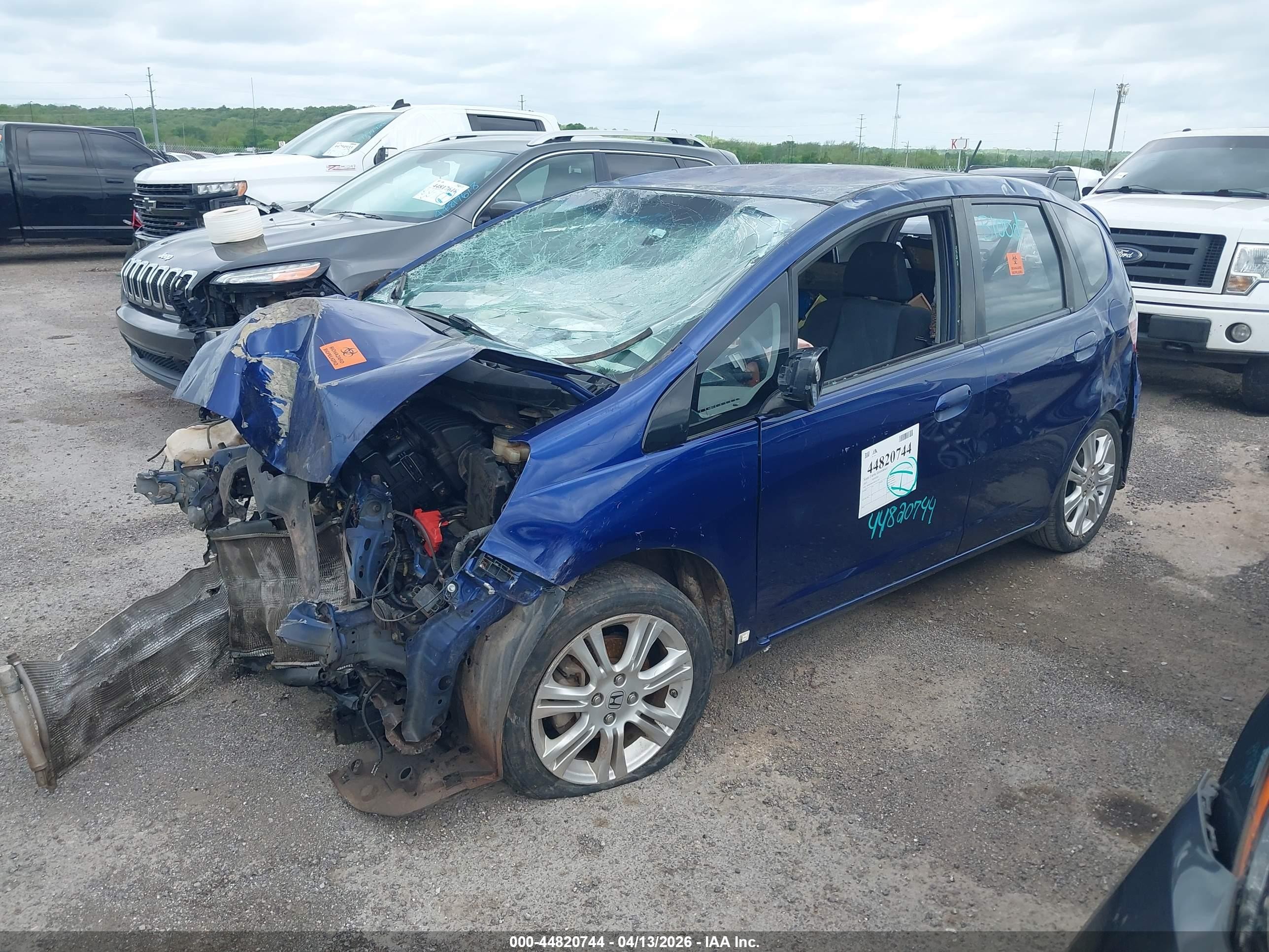 2011 Honda Fit Sport Синий vin: JHMGE8H51BC015198
