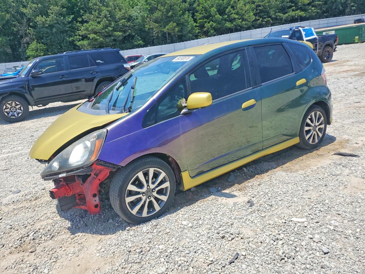 2012 Honda Fit Sport Two Tone vin: JHMGE8H51CC001013