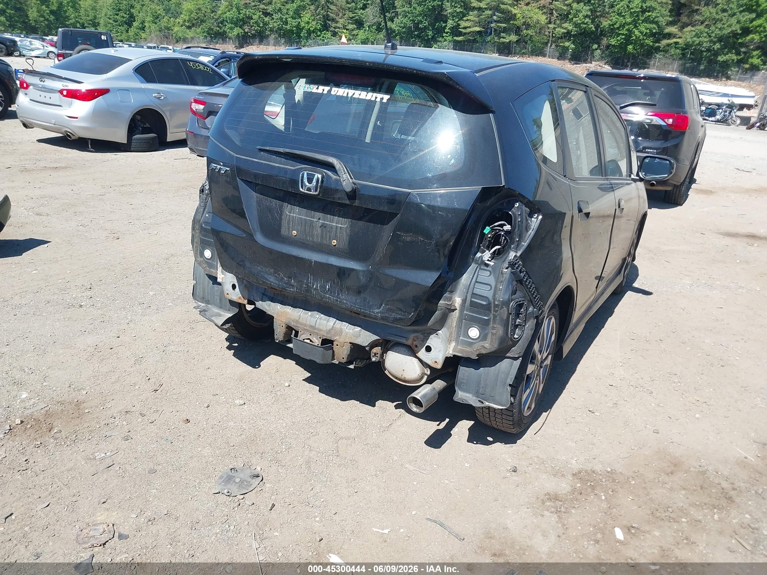 2012 Honda Fit Sport Black vin: JHMGE8H51CC006101