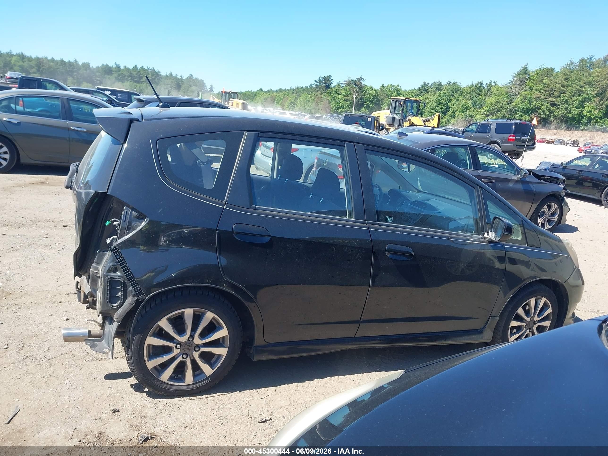 2012 Honda Fit Sport Black vin: JHMGE8H51CC006101